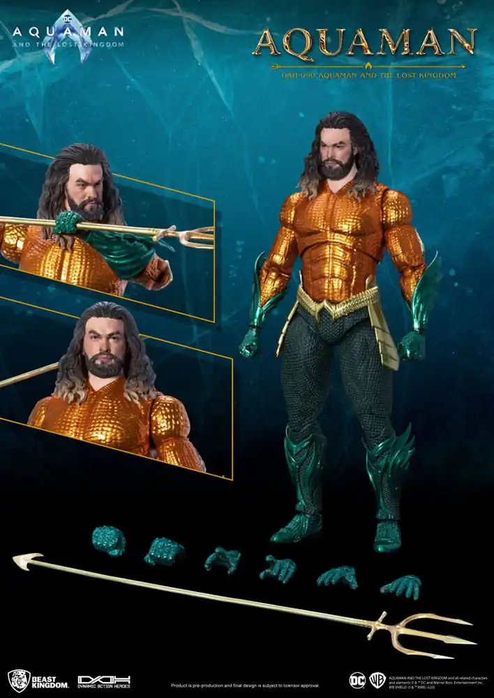 Aquaman: Lost Kingdom Dynamic 8ction Heroes Action Figure 1/9 Aquaman 20 cm product photo