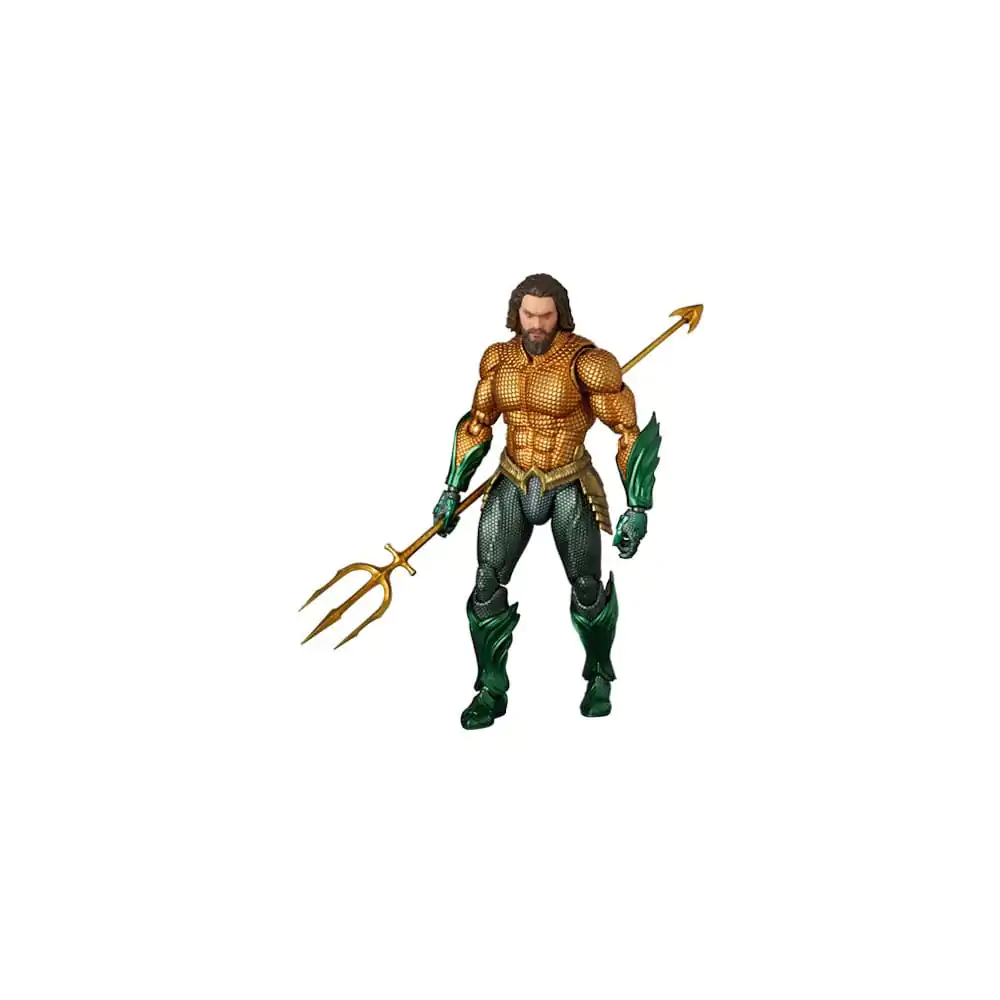 Aquaman Movie MAF EX Action Figure Aquaman Gold & Green Suit 16 cm product photo