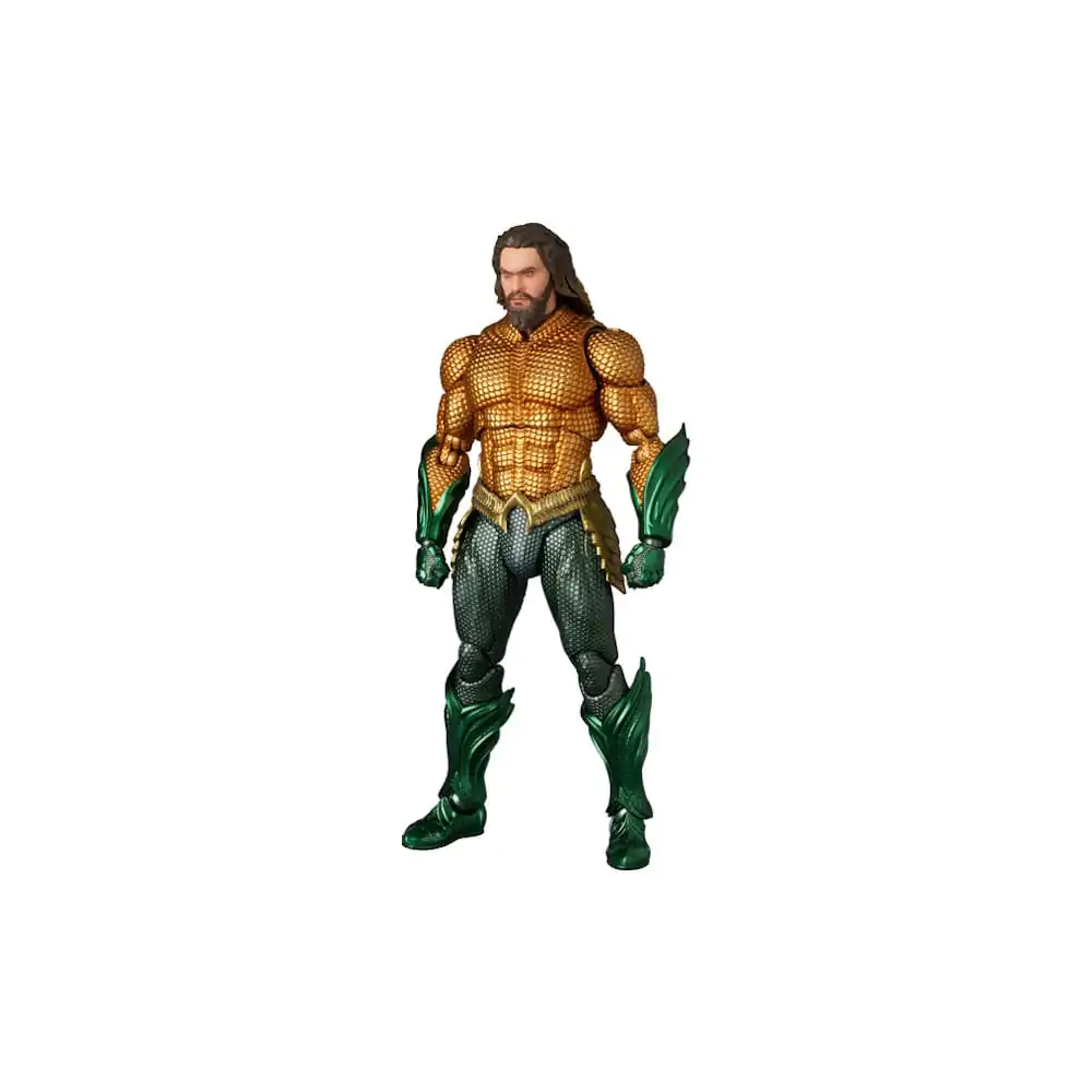 Aquaman Movie MAF EX Action Figure Aquaman Gold & Green Suit 16 cm product photo