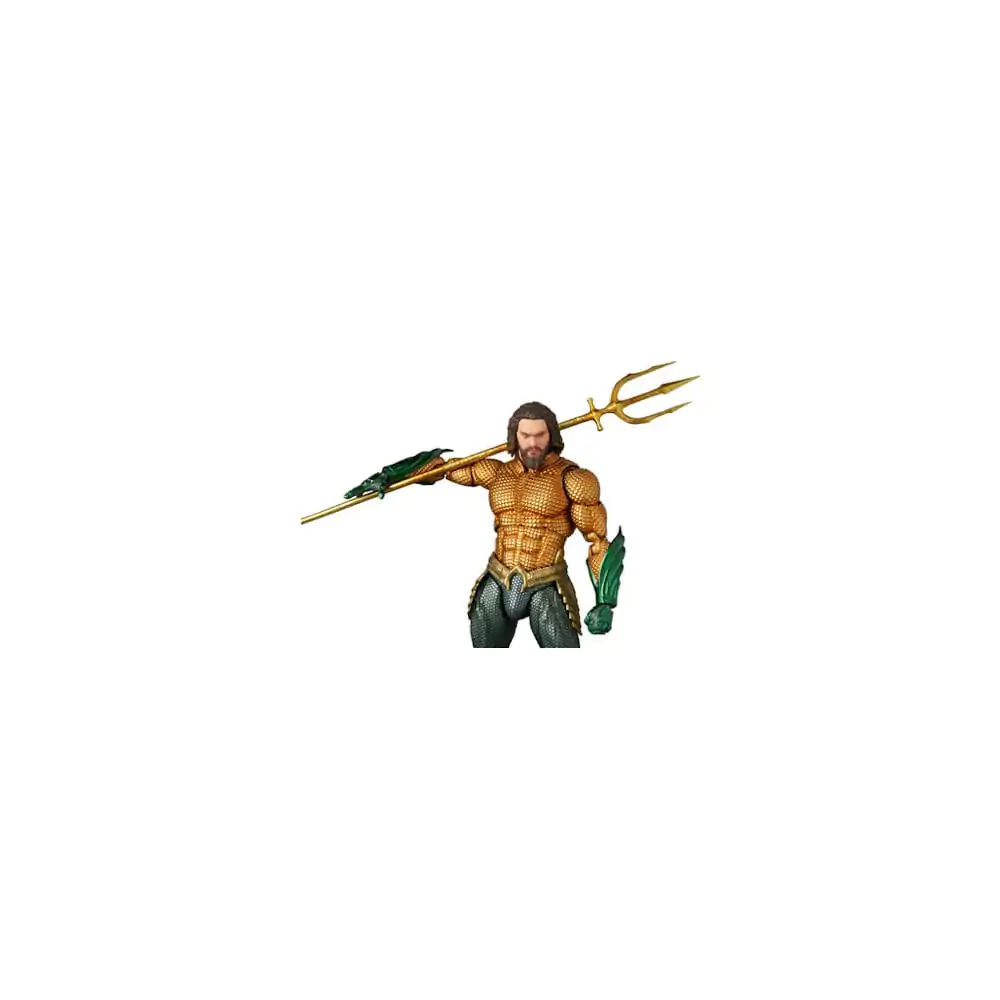 Aquaman Movie MAF EX Action Figure Aquaman Gold & Green Suit 16 cm product photo