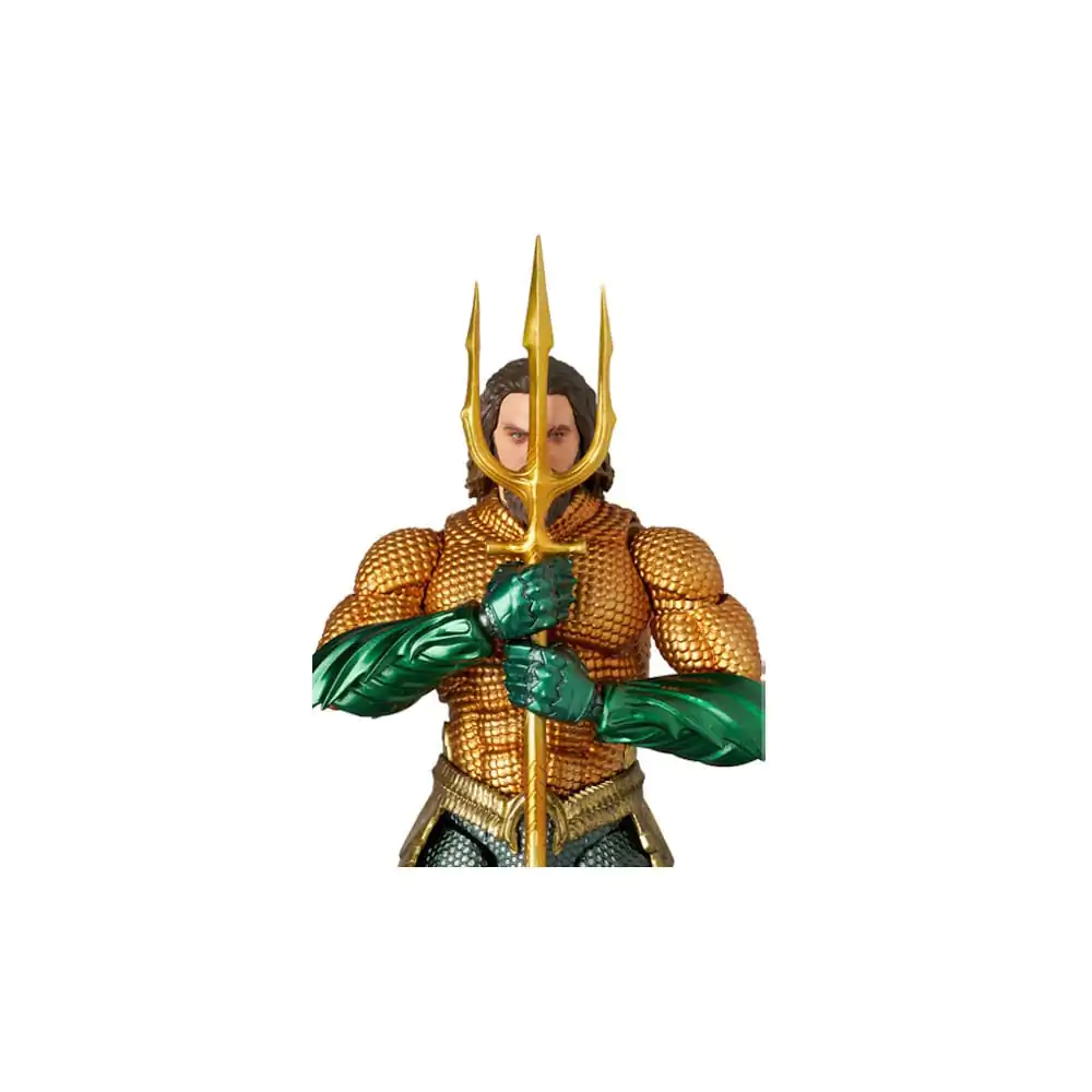 Aquaman Movie MAF EX Action Figure Aquaman Gold & Green Suit 16 cm product photo