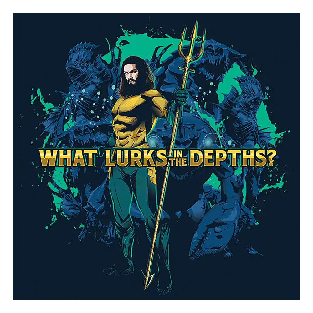 Aquaman Canvas Print What lurks in the Depths 40 x 40 cm product photo
