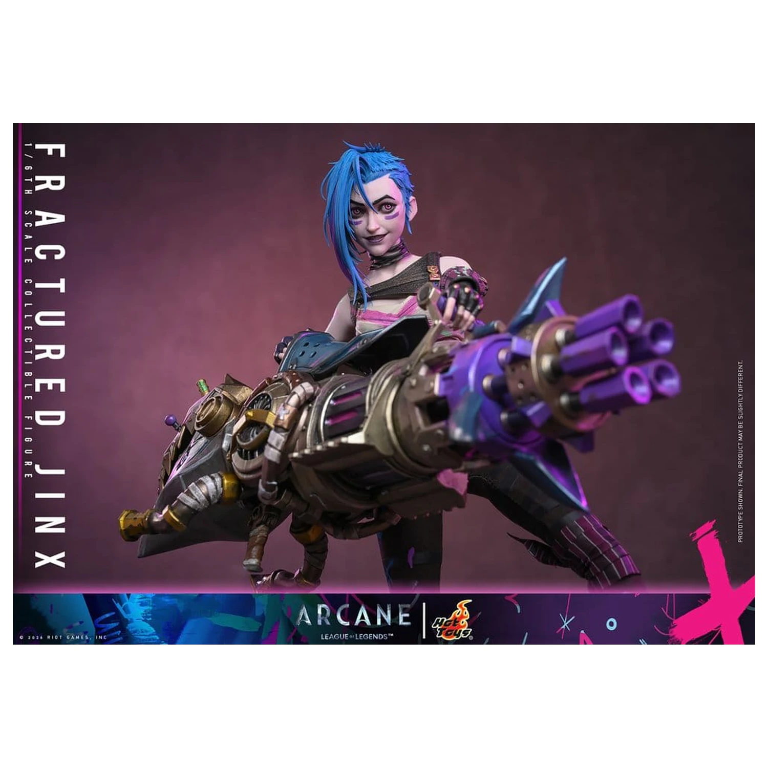 Arcane Action Figure 1/6 Fractured Jinx 28 cm product photo