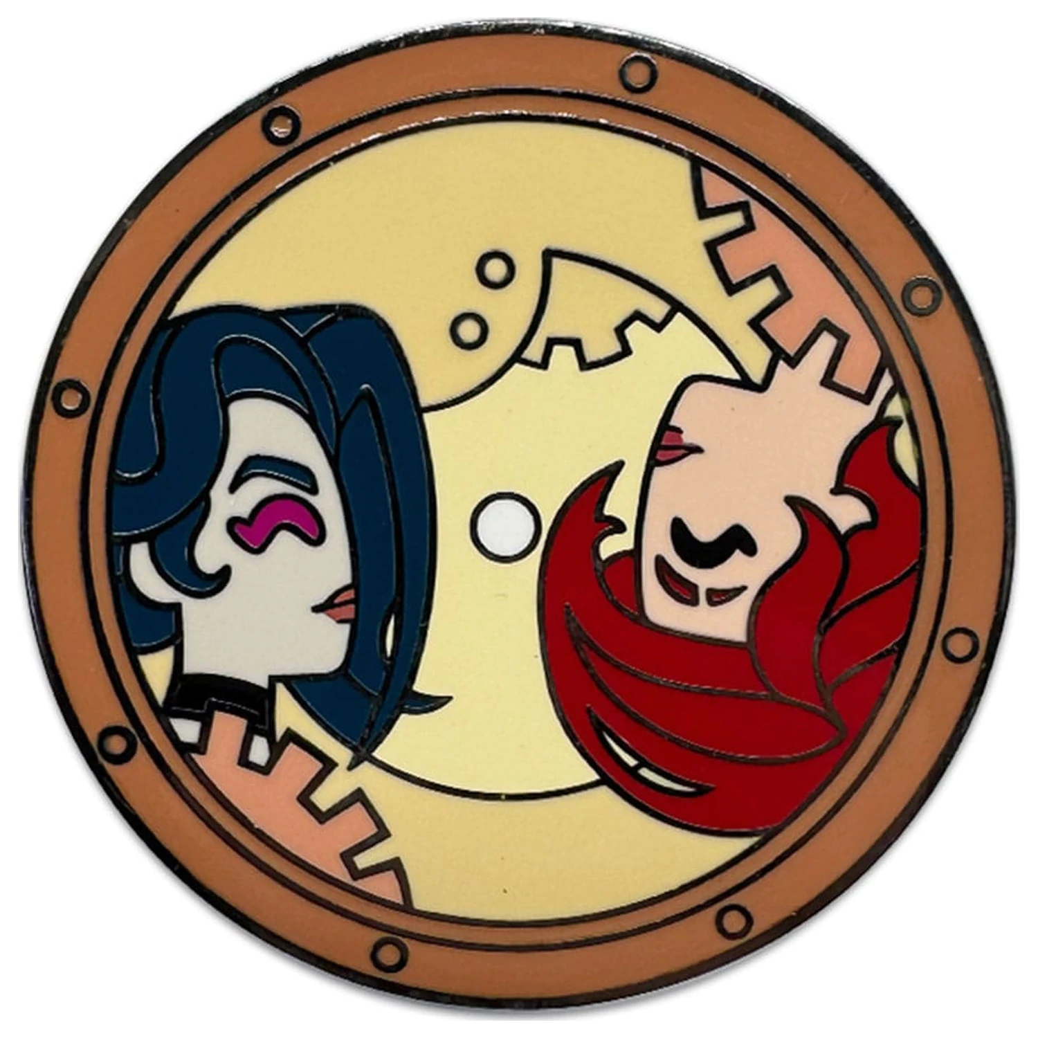 Arcane Pin Badge Vi & Jinx Record 5 cm   product photo