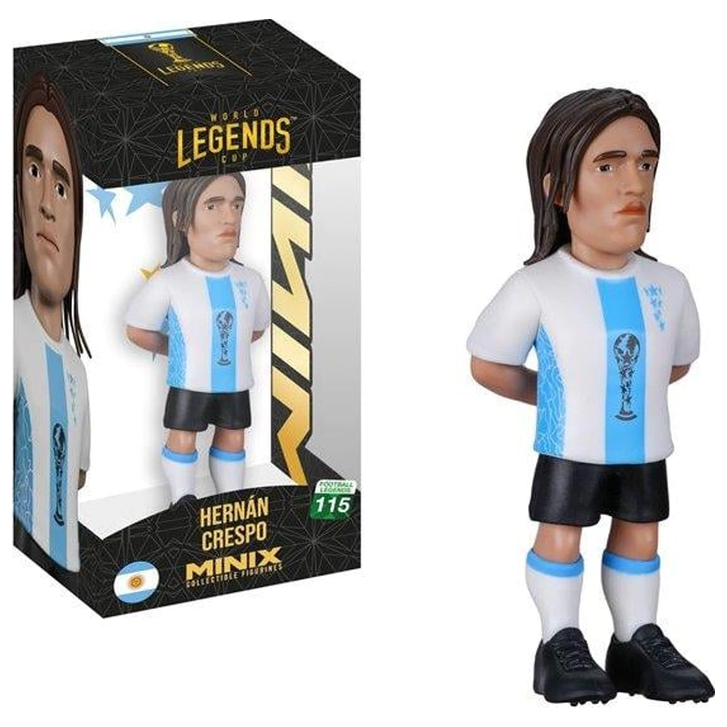 ARGENTINA Crespo Figure Minix World Legends Cup 12cm product photo