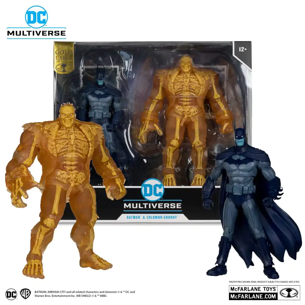 Arham City DC Multiverse Action Figure 2-Pack Batman & Solomon Grundy (Gold Label) 18 cm termékfotó