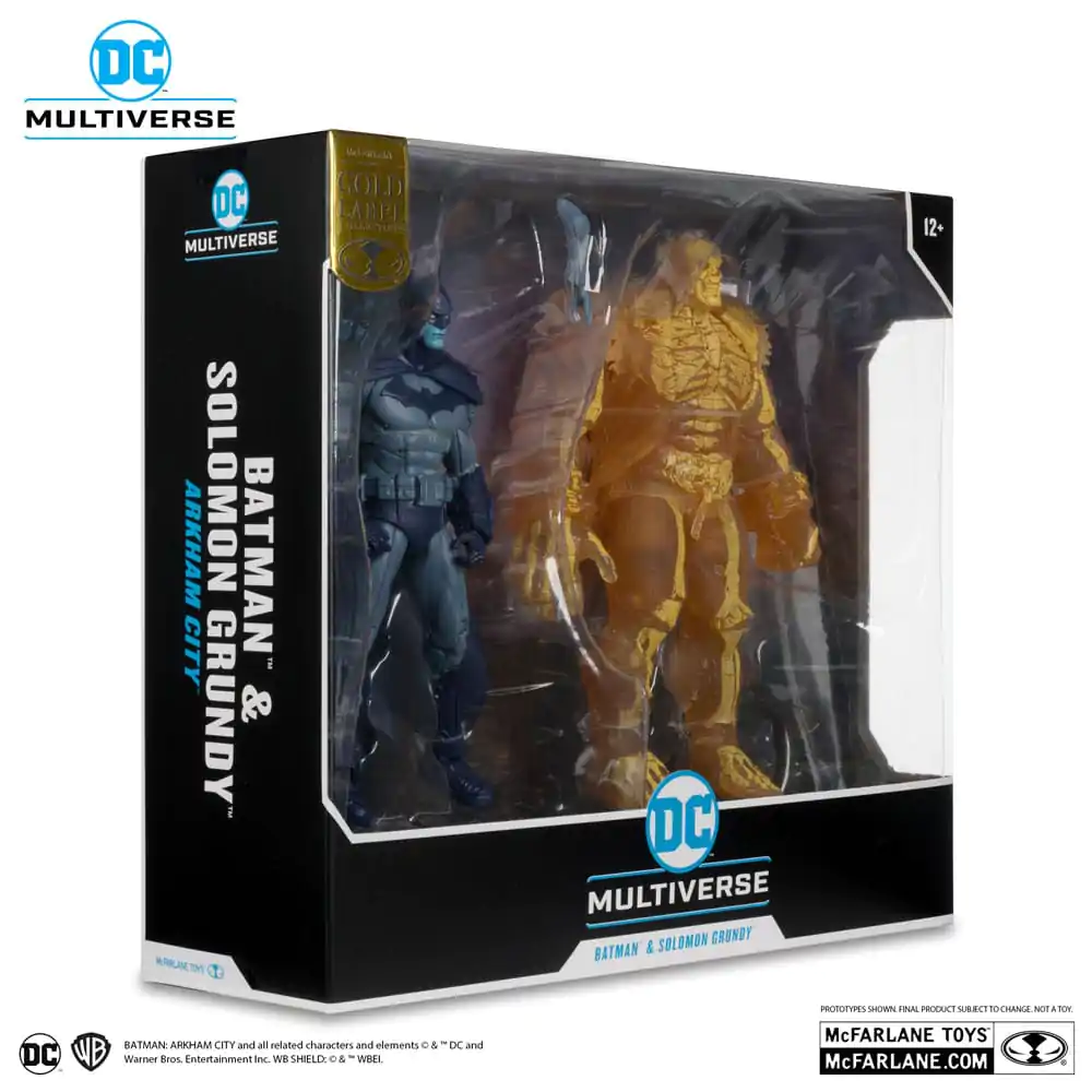 Arham City DC Multiverse Action Figure 2-Pack Batman & Solomon Grundy (Gold Label) 18 cm termékfotó