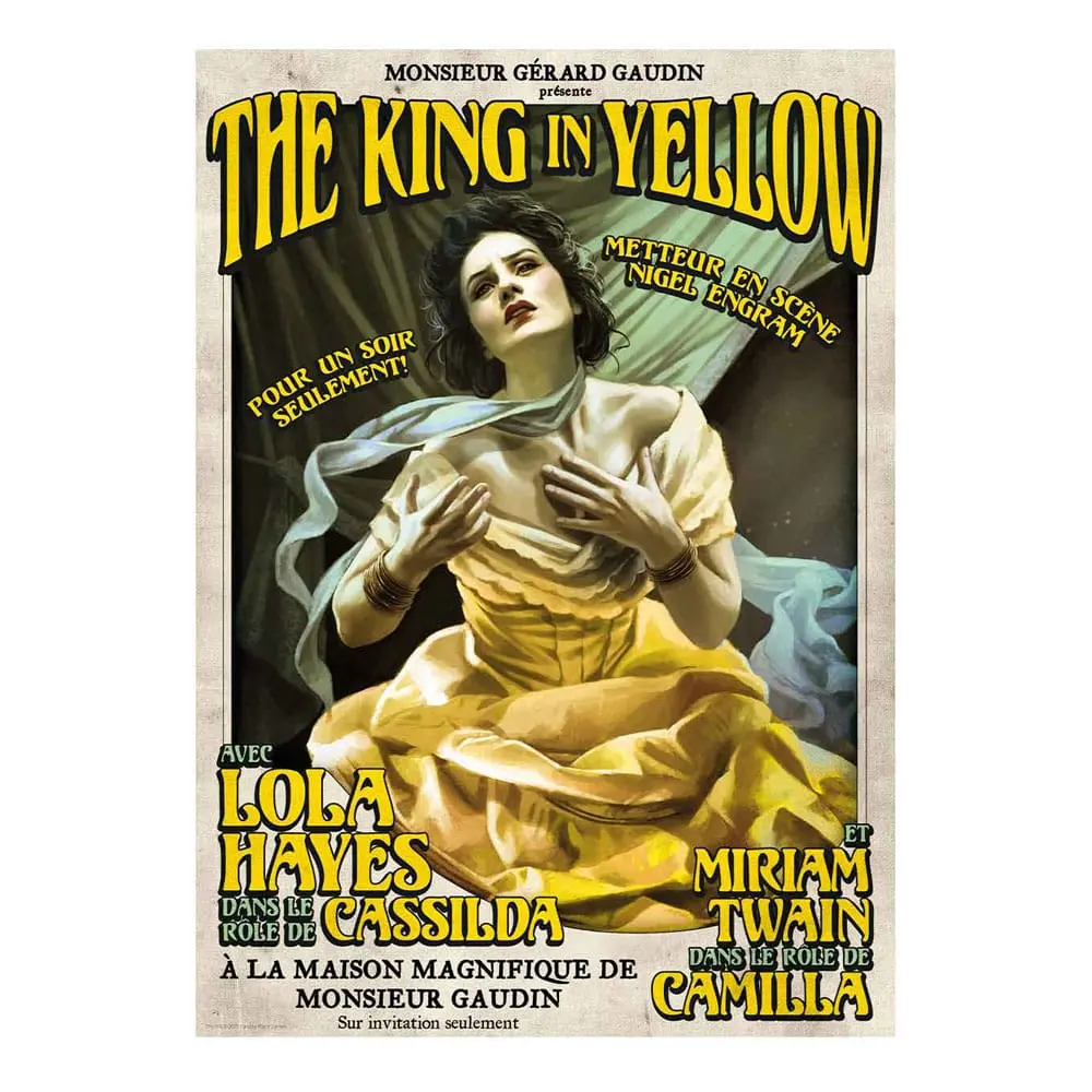 Arkham Horror Art Print The King In Yellow Limited Edition 42 x 30 cm termékfotó