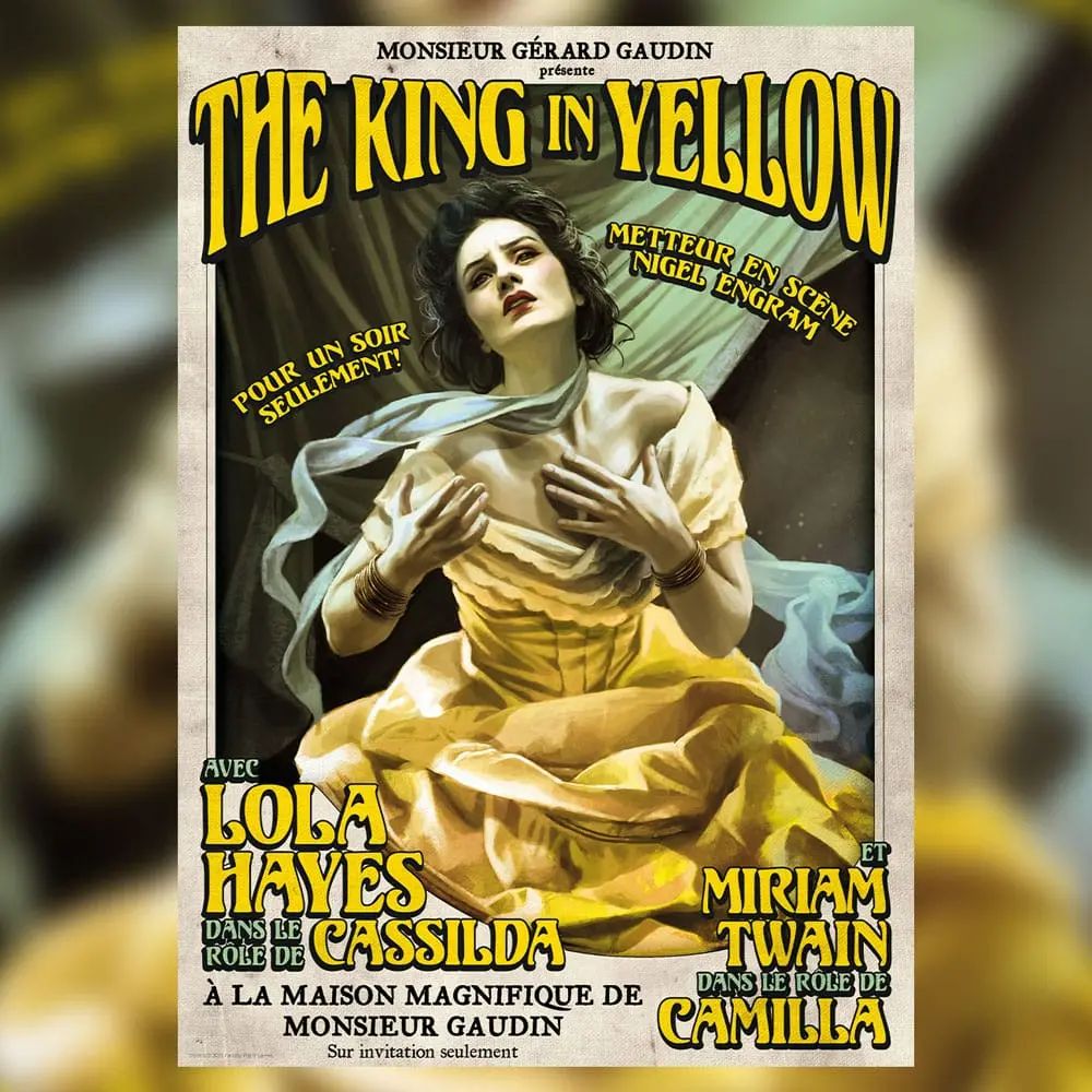 Arkham Horror Art Print The King In Yellow Limited Edition 42 x 30 cm termékfotó