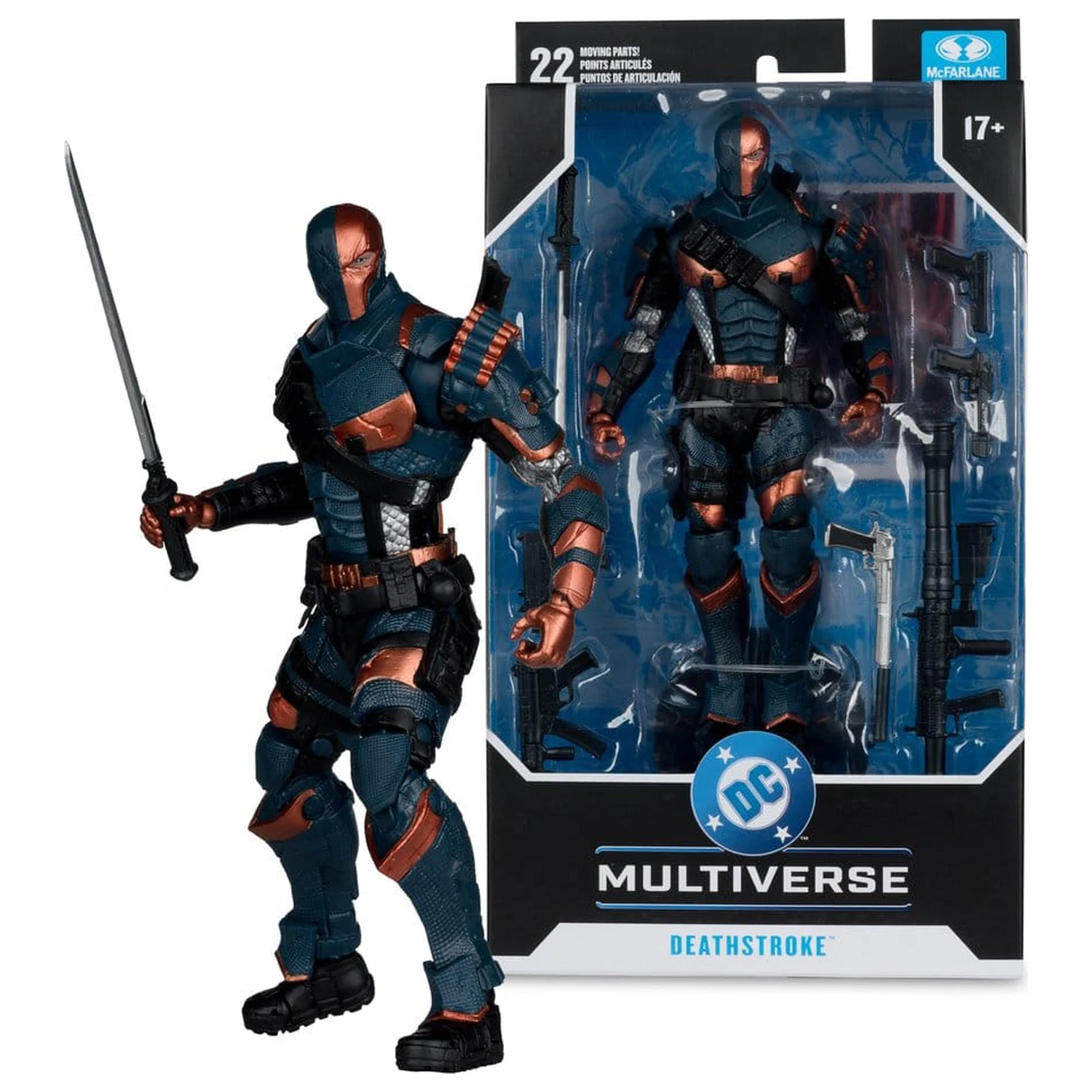 Arkham Origins DC Multiverse Action Figure Deathstroke 19 cm product photo