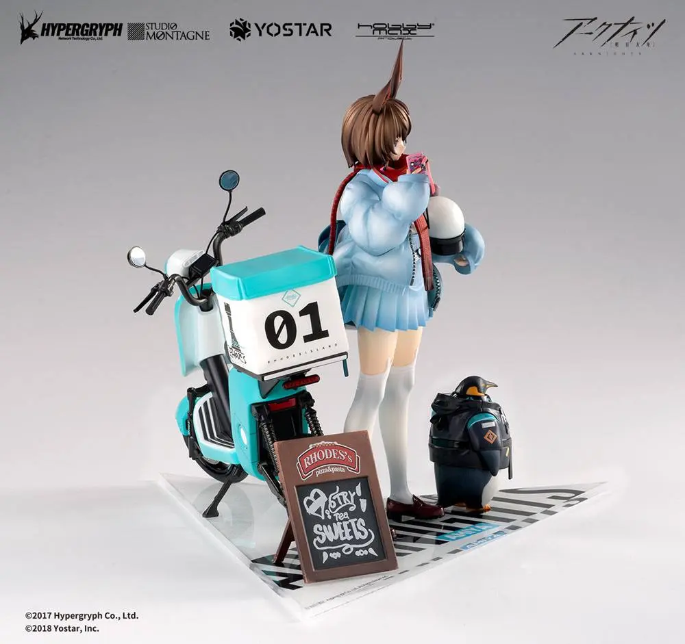 Arknights PVC Statue 1/7 Amiya Fresh Fastener Ver. Deluxe Edition 26 cm termékfotó