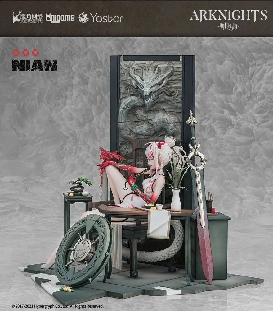 Arknights PVC Statue 1/7 Nian Unfettered Freedom Ver. 24 cm product photo
