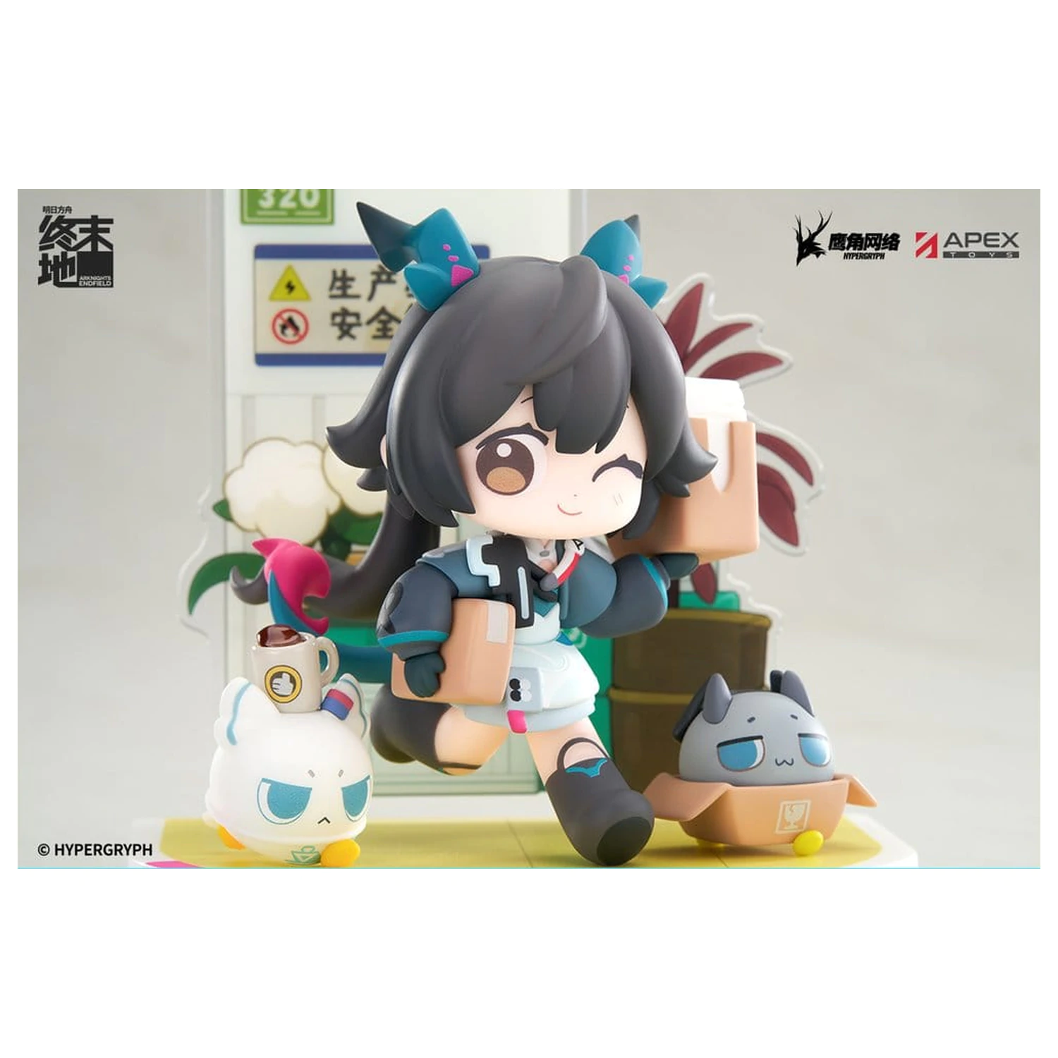 Arknights Cuties Series PVC Figure Endfield Chen Qianyu 12 cm product photo