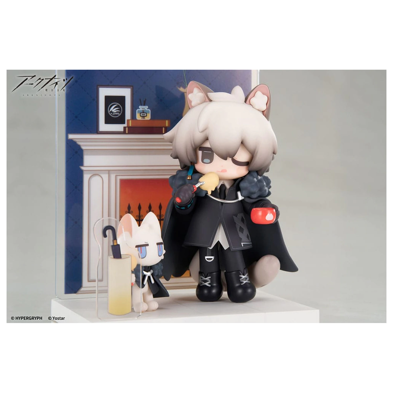 Arknights Would You Like A Dessert? Mini Series PVC Statue SilverAsh 10 cm     product photo