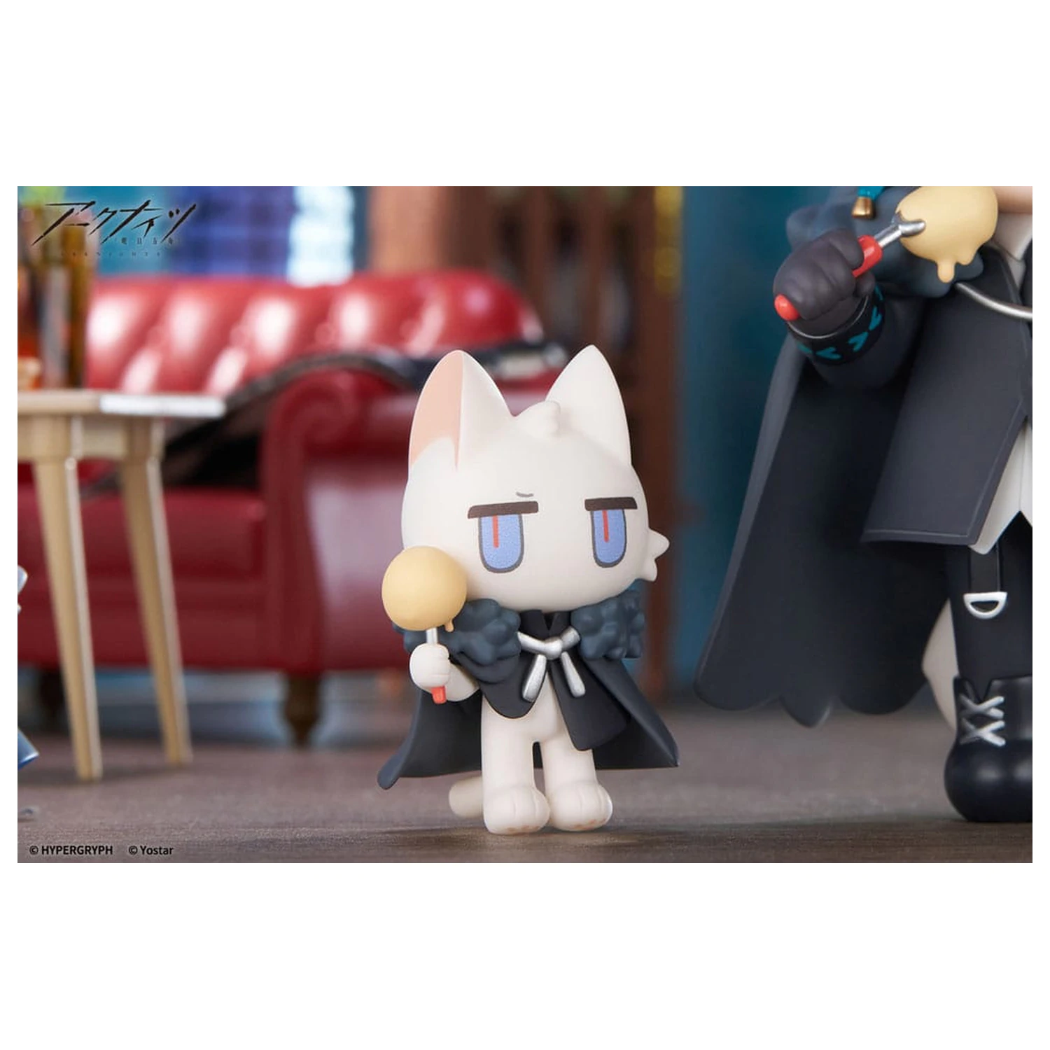 Arknights Would You Like A Dessert? Mini Series PVC Statue SilverAsh 10 cm     product photo