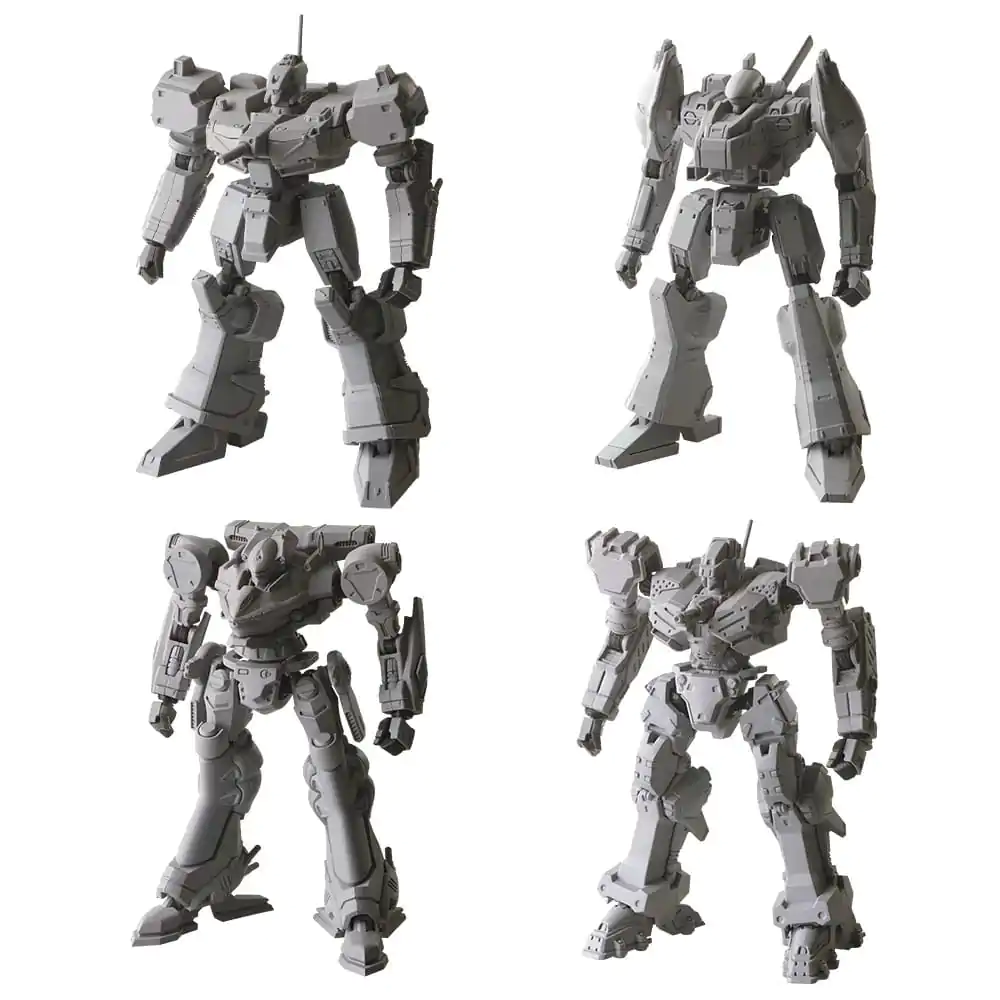 Armored Core Structure Arts Plastic Model Kits 4-Pack Series 1 product photo