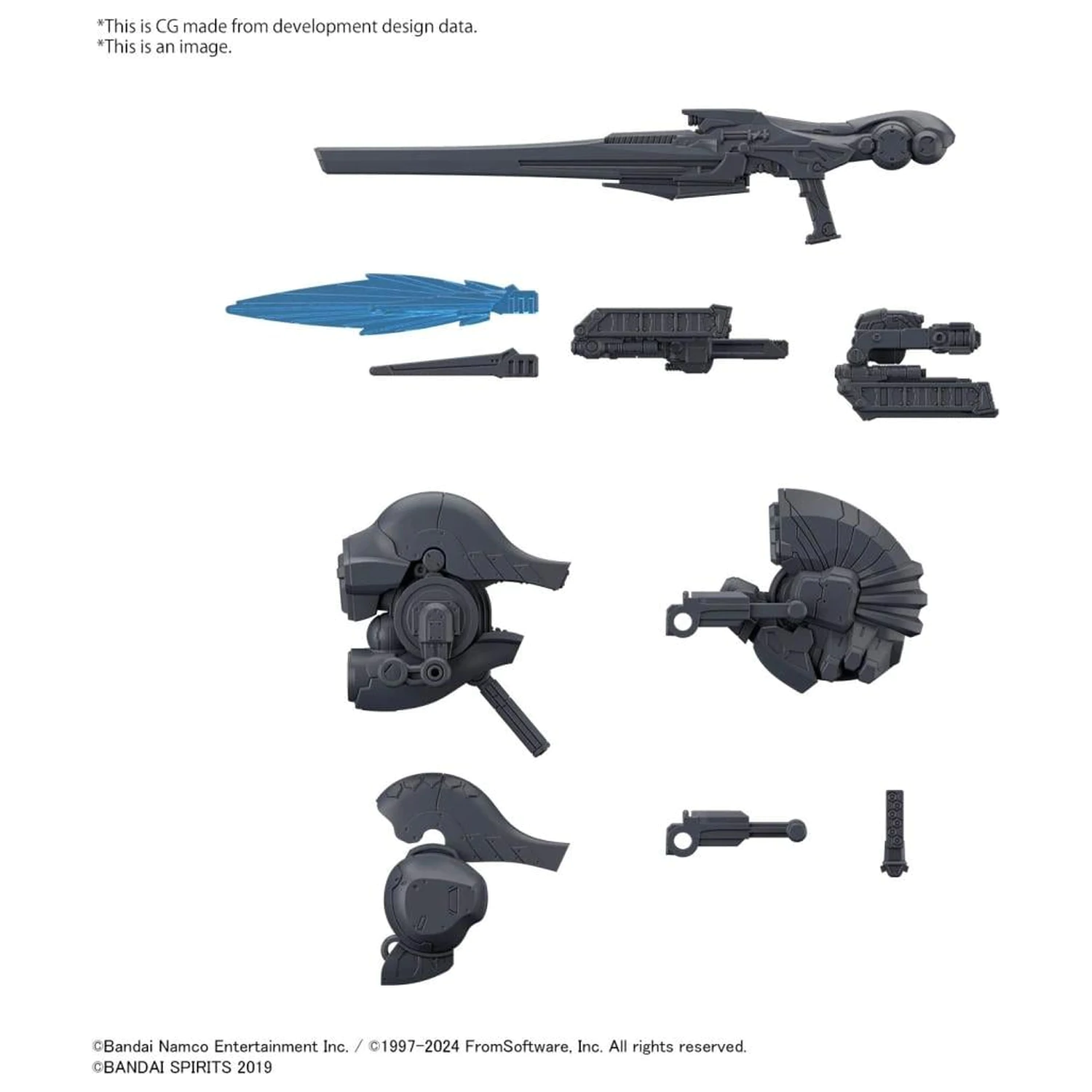Armored Core VI 30mm Option Parts Set Weapon Set 01 Model Kit product photo
