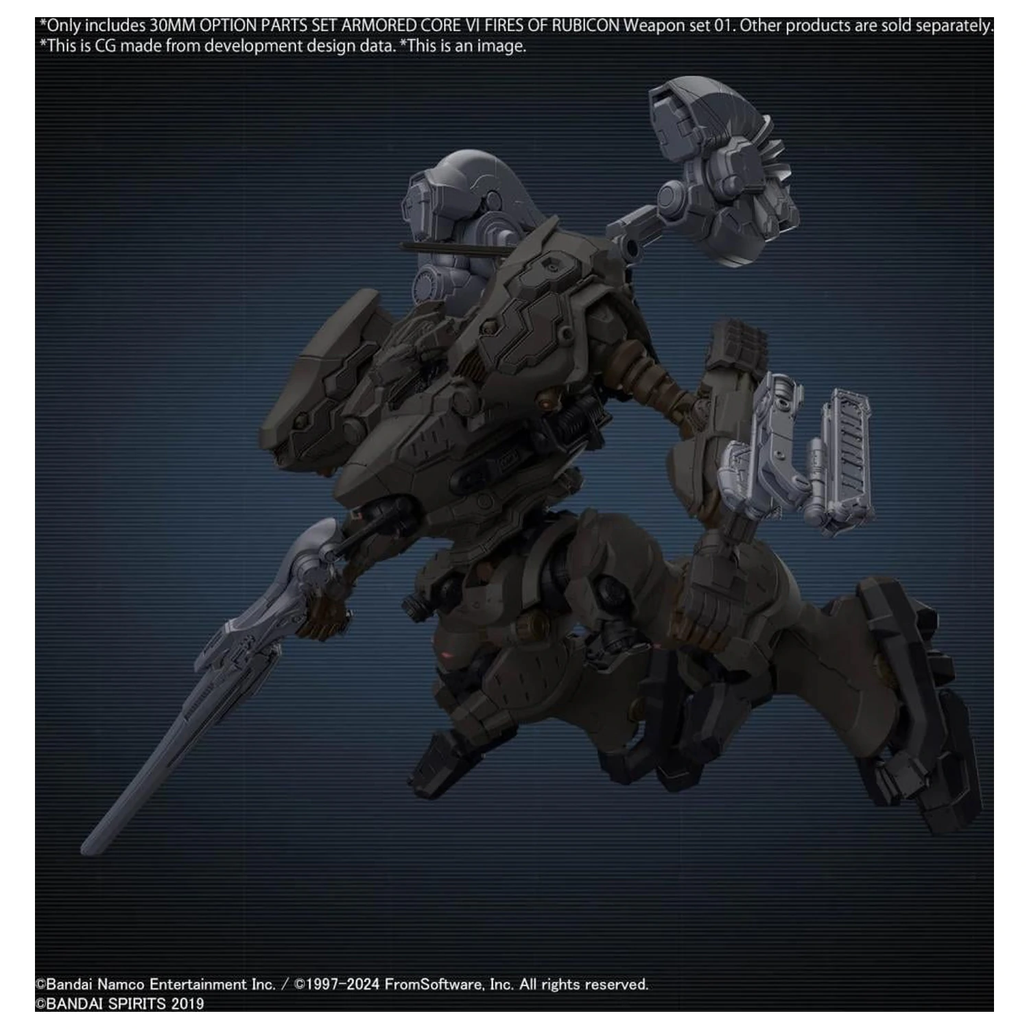 Armored Core VI 30mm Option Parts Set Weapon Set 01 Model Kit product photo