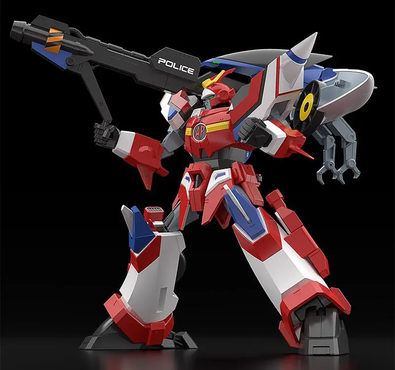 Armored Police Metal Jack Moderoid Plastic Model Kit Hyper Red Jack Armor 16 cm product photo