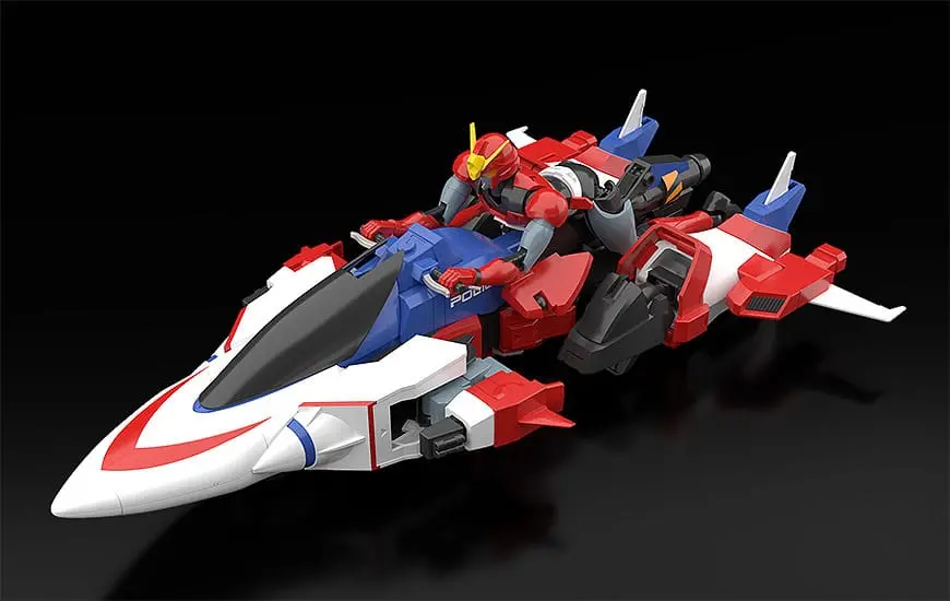 Armored Police Metal Jack Moderoid Plastic Model Kit Hyper Red Jack Armor 16 cm product photo