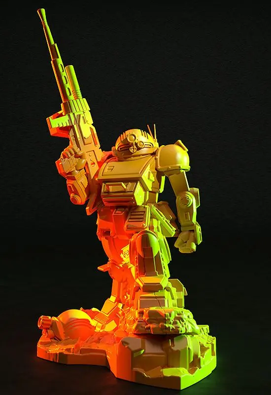 Armored Trooper Votoms Plastic Model Kits PLAMAX MF-60 minimum factory Scopedog: Honoo no Sadame/Itsumo Anata Ga 7 cm product photo