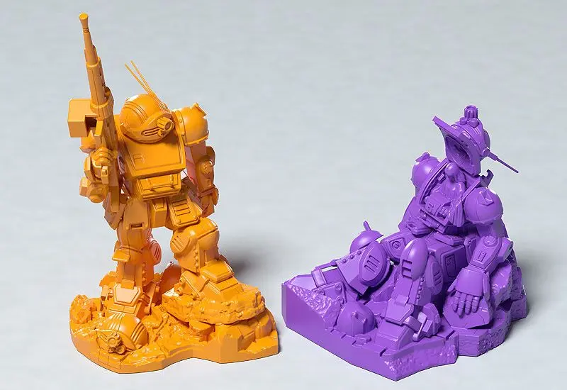 Armored Trooper Votoms Plastic Model Kits PLAMAX MF-60 minimum factory Scopedog: Honoo no Sadame/Itsumo Anata Ga 7 cm product photo