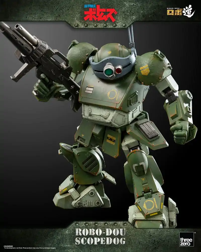 Armored Trooper Votoms Robo-Dou Action Figure Scopedog 15 cm product photo