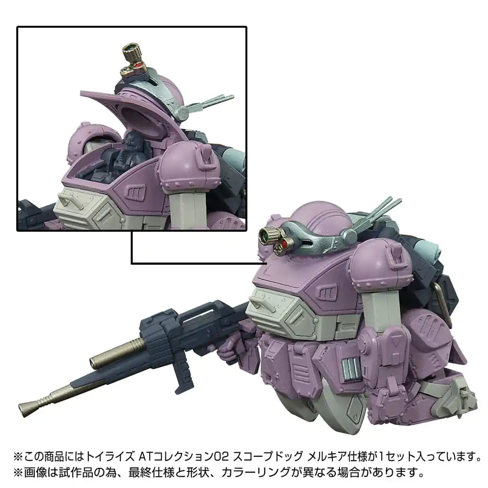 Armored Trooper Votoms Toyrise Action Figure 1/48 AT Collection 02 Scopedog Melkia Model 17 cm product photo