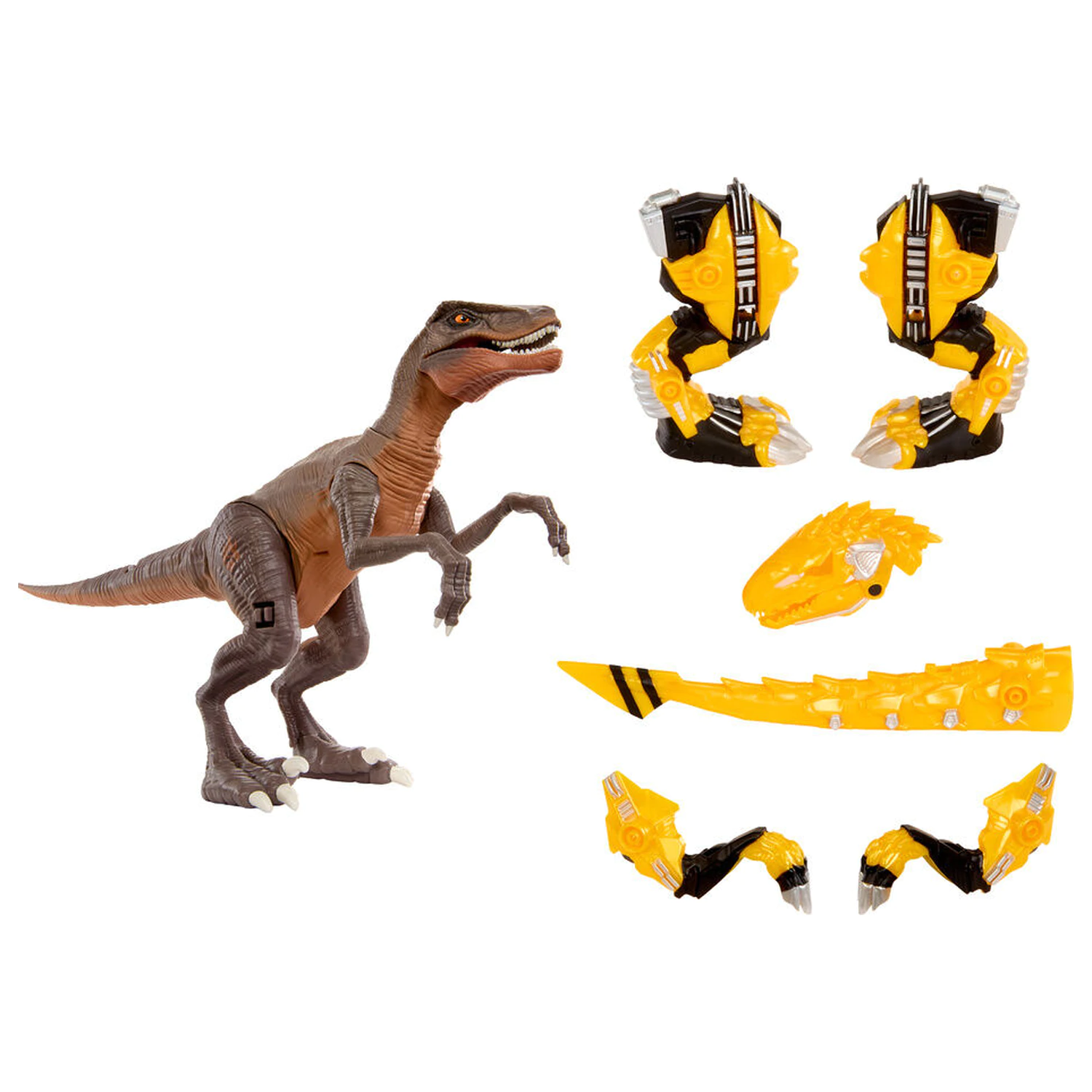 Armorsaurs Dinosaur Yellow Raptor Blaze figure product photo
