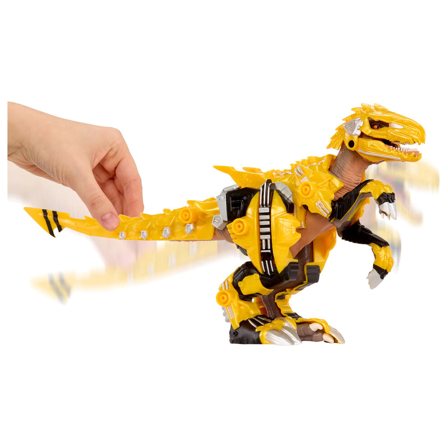 Armorsaurs Dinosaur Yellow Raptor Blaze figure product photo
