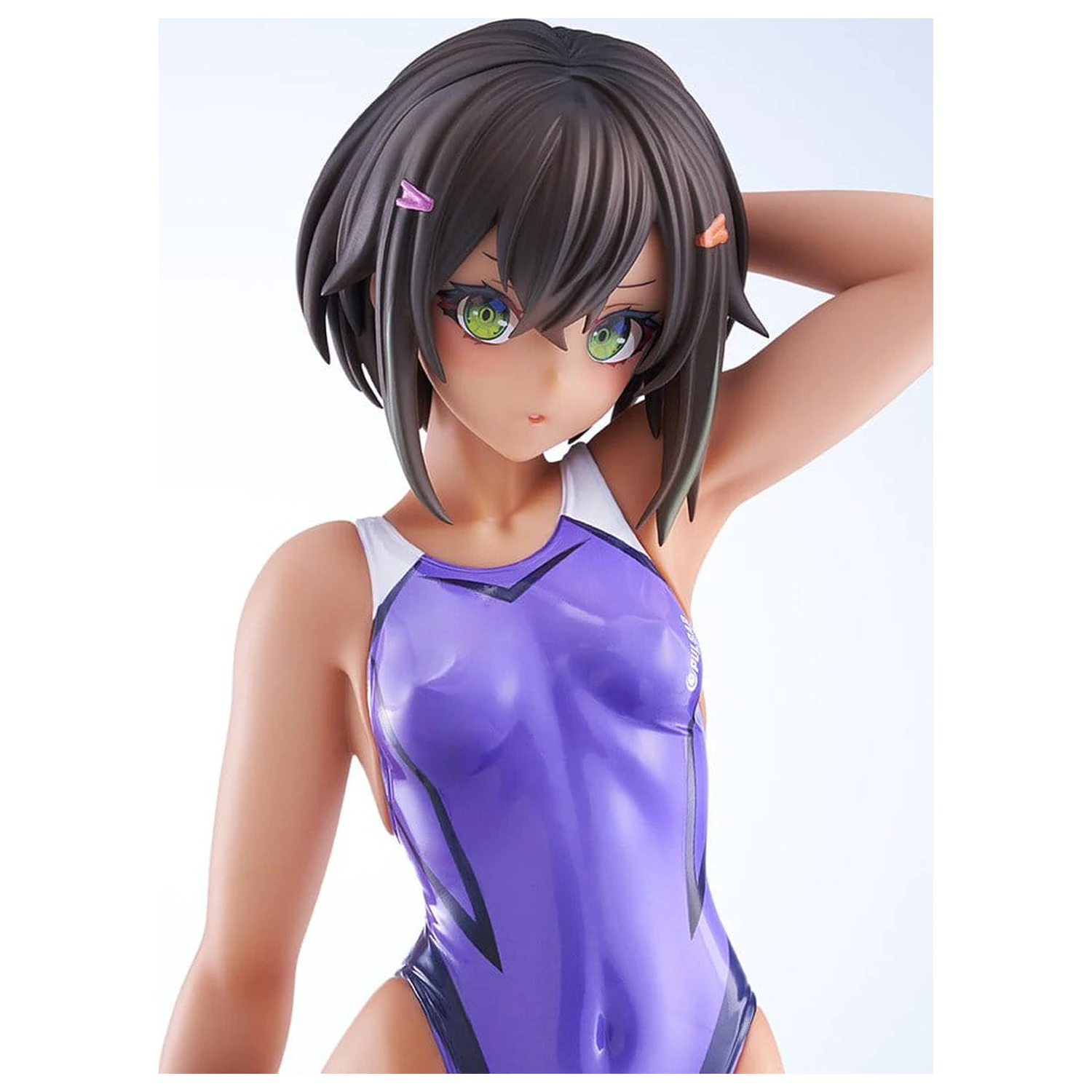 Arms Note PVC Figure 1/7 Buchou-chan of the Swimming Club Purple Swimsuit Ver. 22 cm product photo
