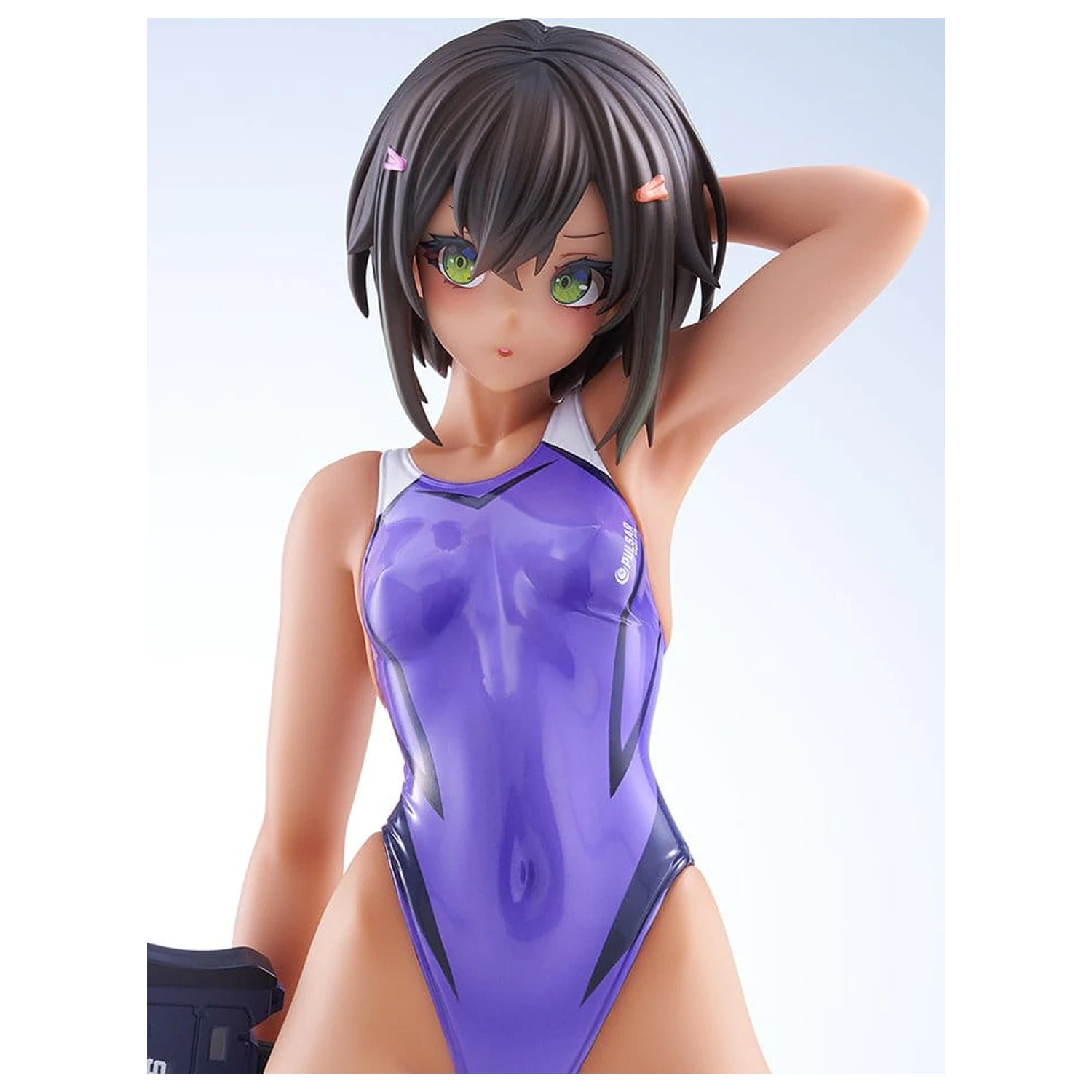Arms Note PVC Figure 1/7 Buchou-chan of the Swimming Club Purple Swimsuit Ver. 22 cm product photo