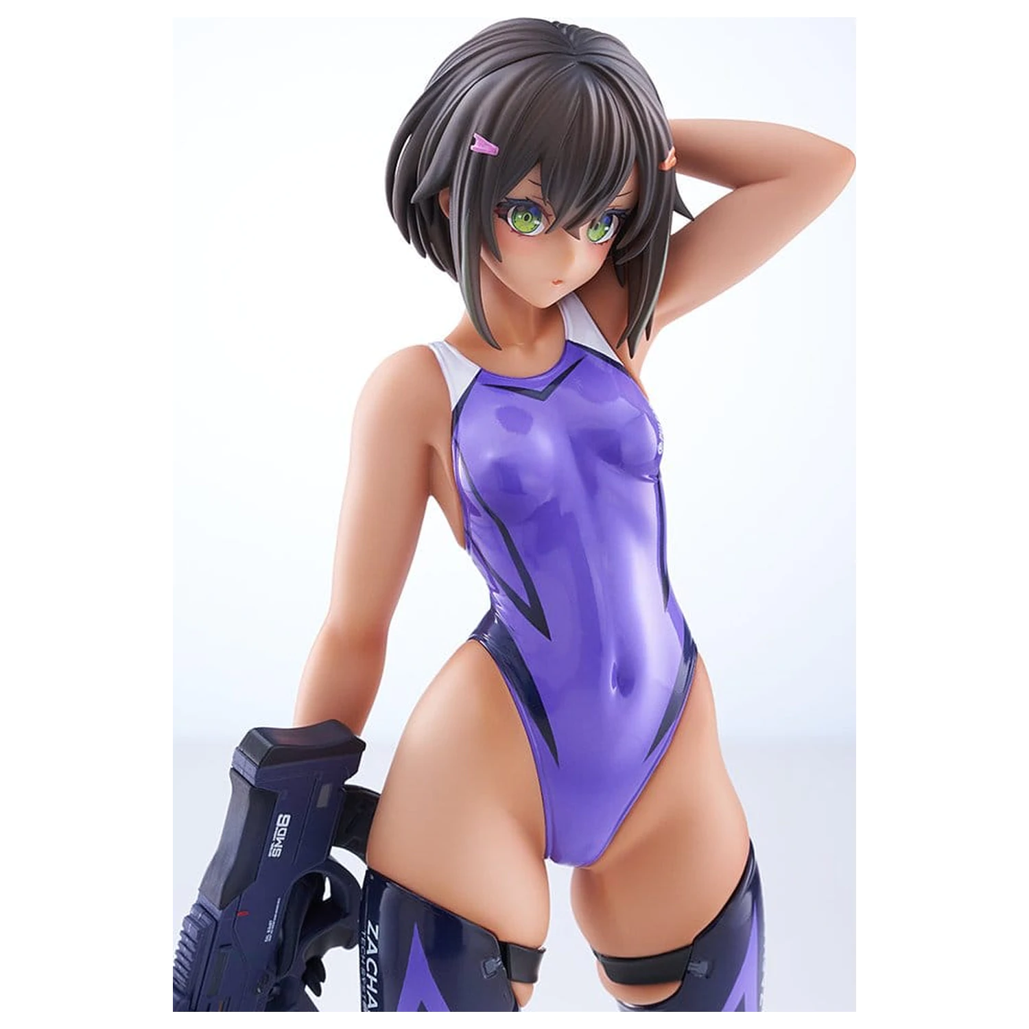 Arms Note PVC Figure 1/7 Buchou-chan of the Swimming Club Purple Swimsuit Ver. 22 cm product photo