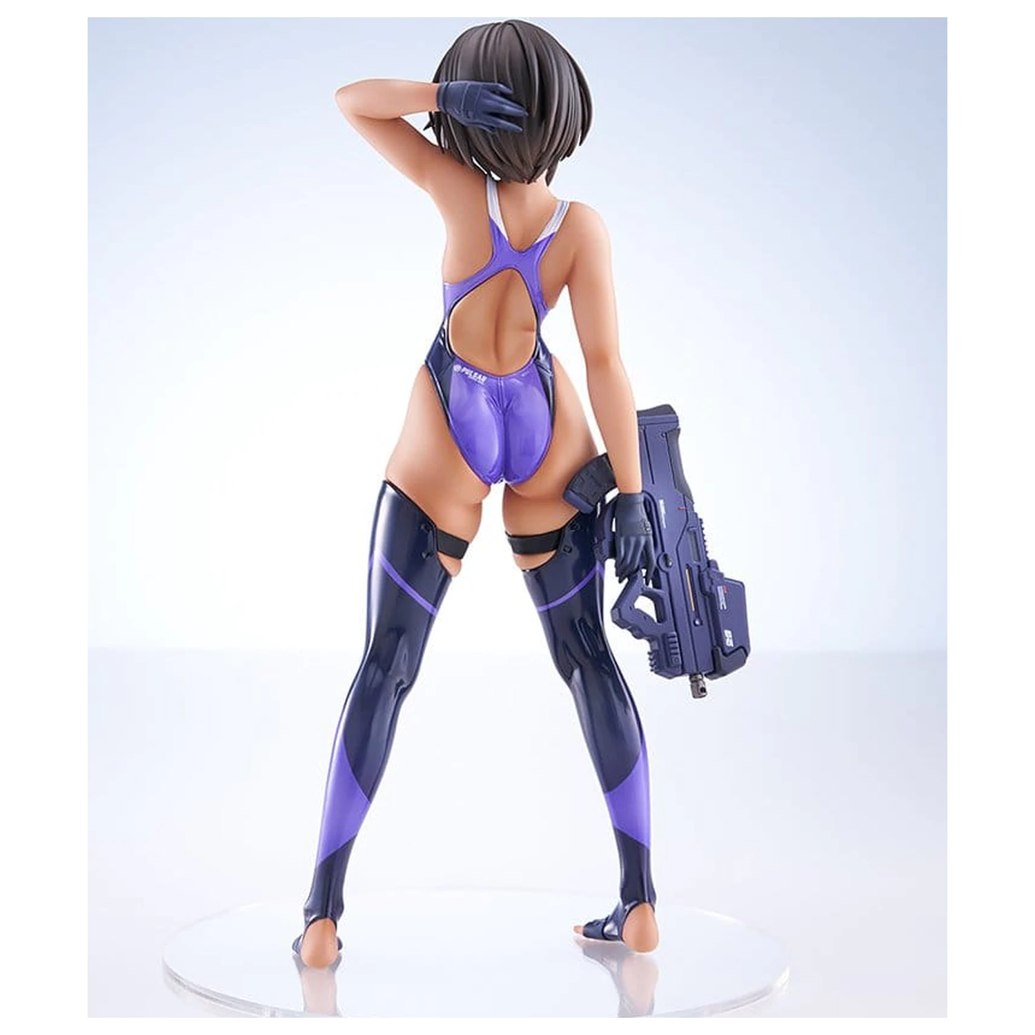 Arms Note PVC Figure 1/7 Buchou-chan of the Swimming Club Purple Swimsuit Ver. 22 cm product photo