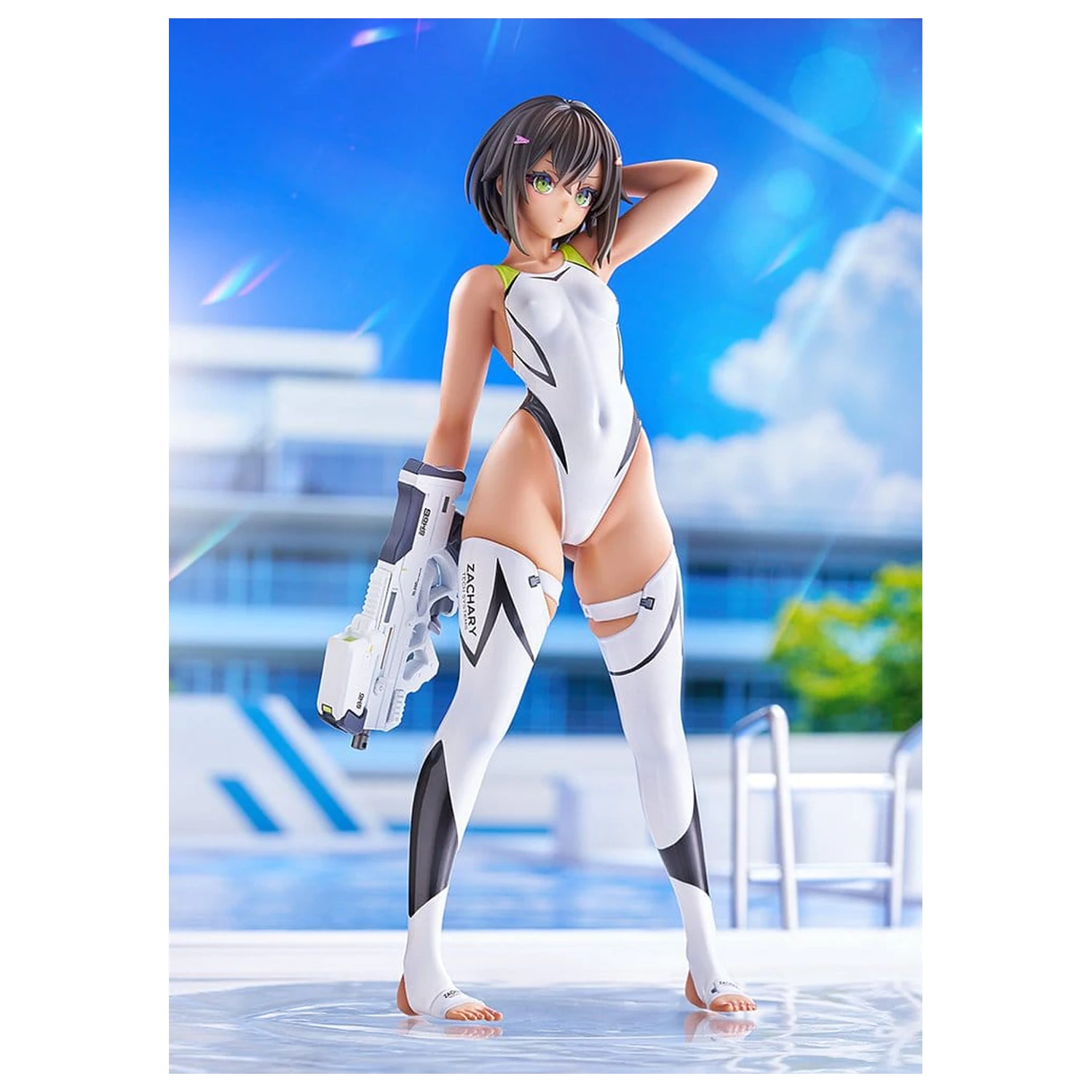 Arms Note PVC Figure 1/7 Buchou-chan of the Swimming Club White Swimsuit Ver. 22 cm product photo