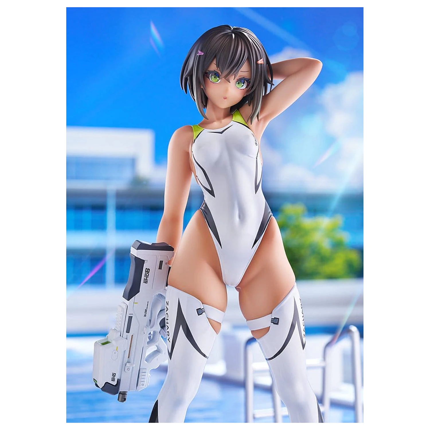 Arms Note PVC Figure 1/7 Buchou-chan of the Swimming Club White Swimsuit Ver. 22 cm product photo