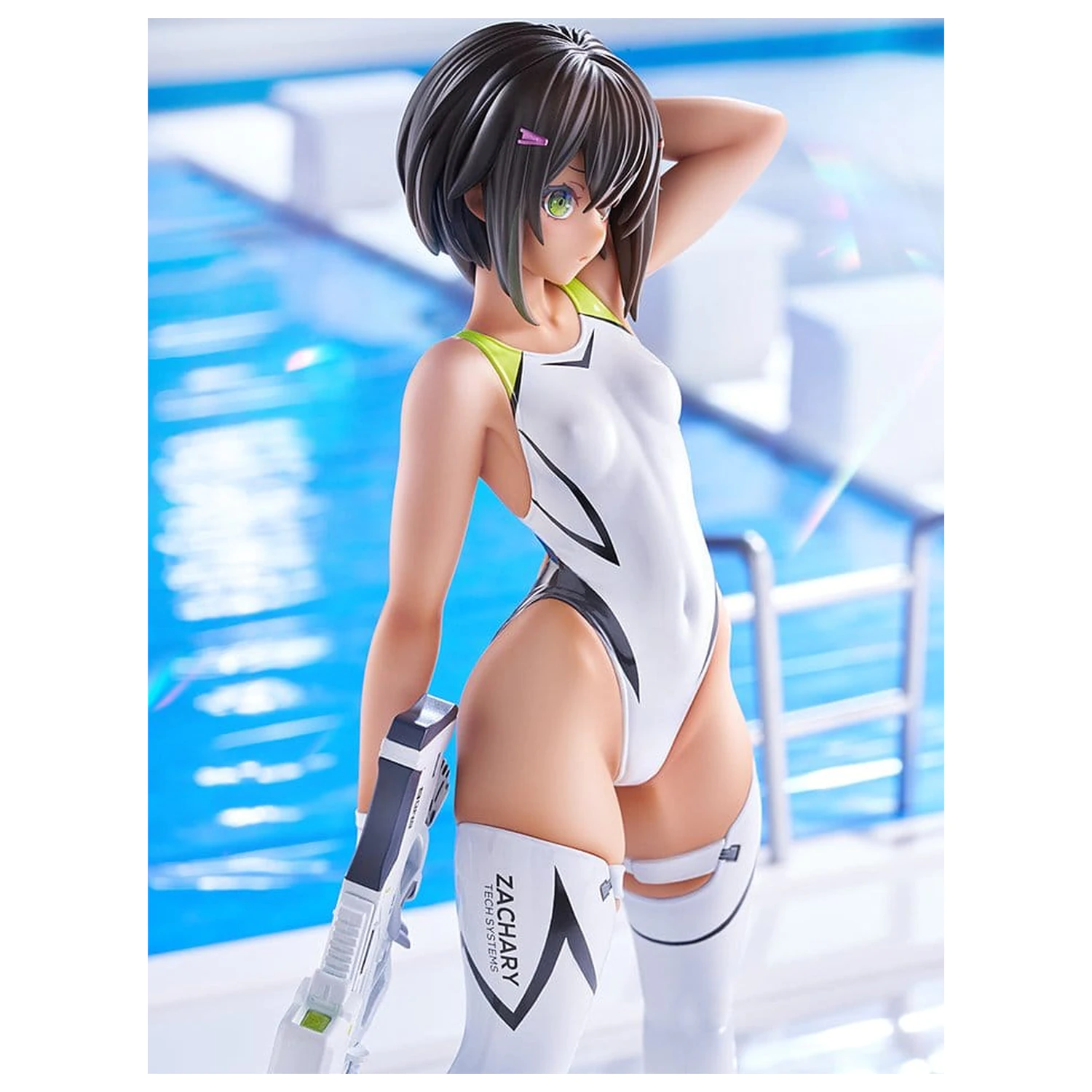 Arms Note PVC Figure 1/7 Buchou-chan of the Swimming Club White Swimsuit Ver. 22 cm product photo