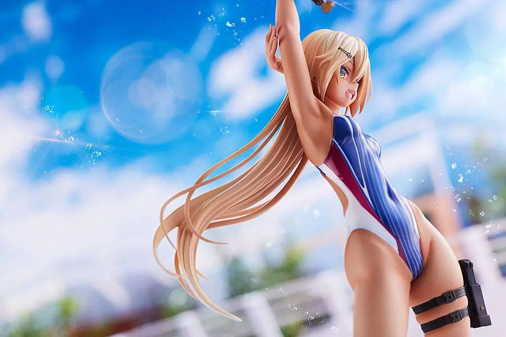Arms Note PVC Statue 1/7 Kouhai-chan of the Swim Club 29 cm product photo