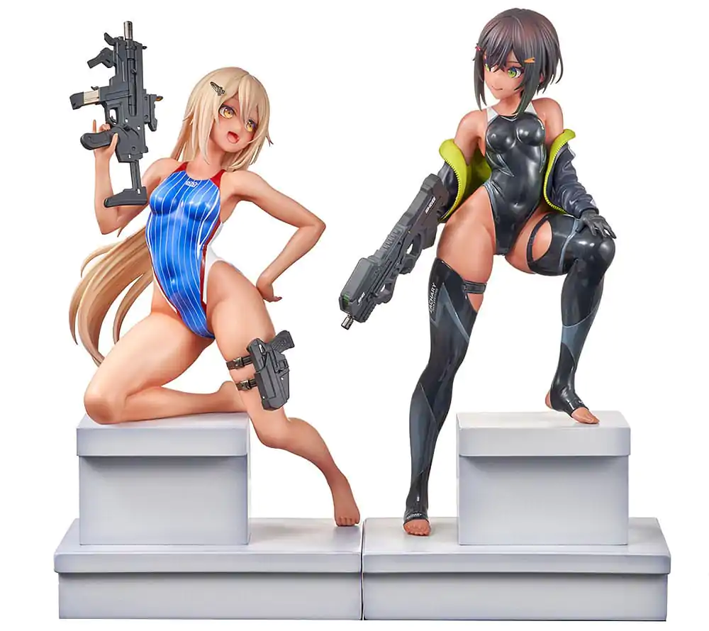 Arms Note Statue 1/7 Swim Team Bucho-chan and Kohai-chan 22 cm termékfotó