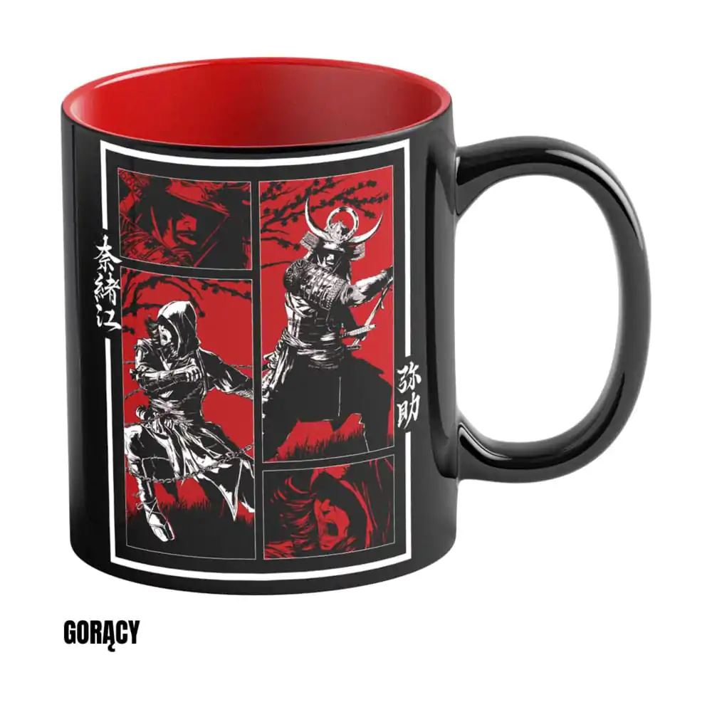 Assassin's Creed Shadows Heat Change Mug Naoe & Yasuke Artwork 450 ml product photo