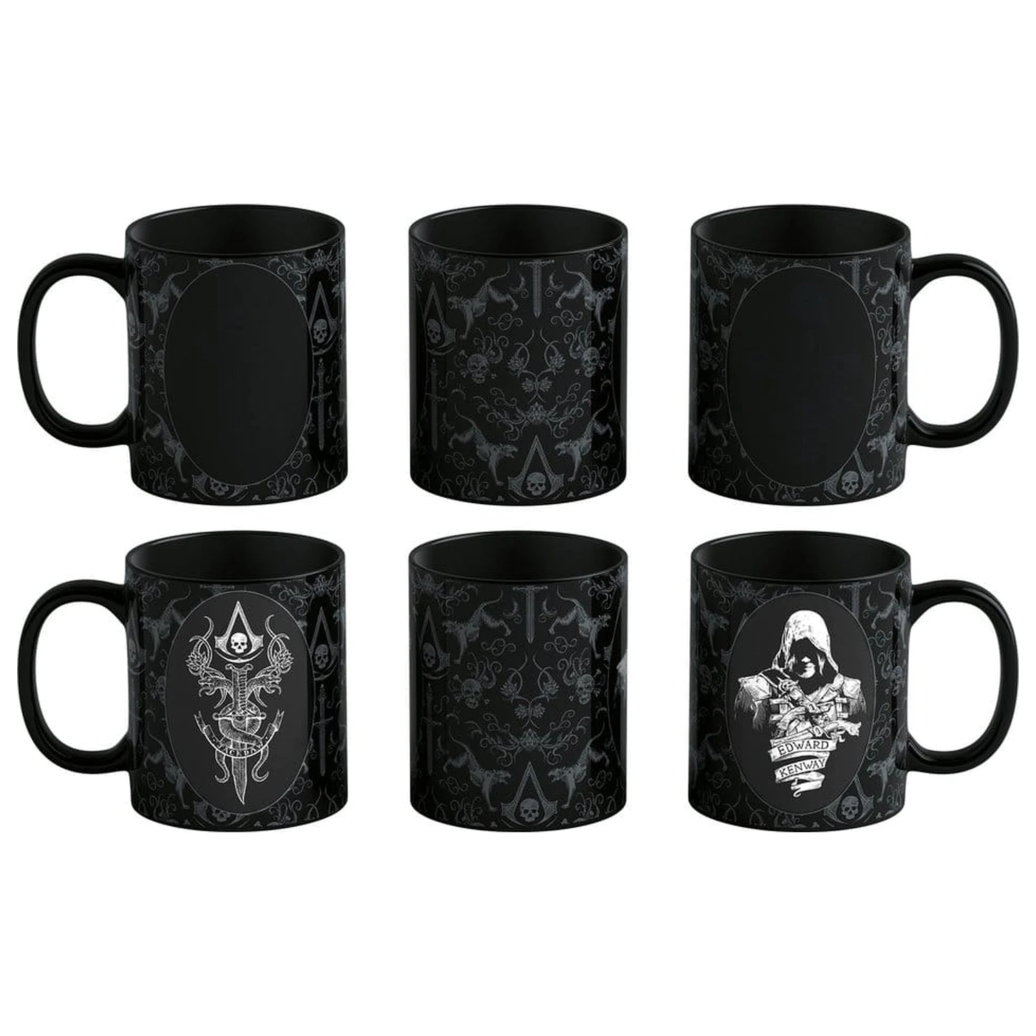 Assassin's Creed Black Flag Resynced Heat Change Mug Edward Kenway 480 ml product photo