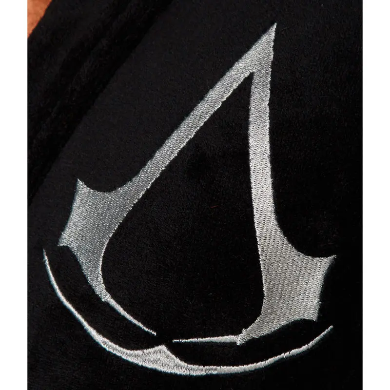 Assassin's Creed Fleece Bathrobe White Logo product photo
