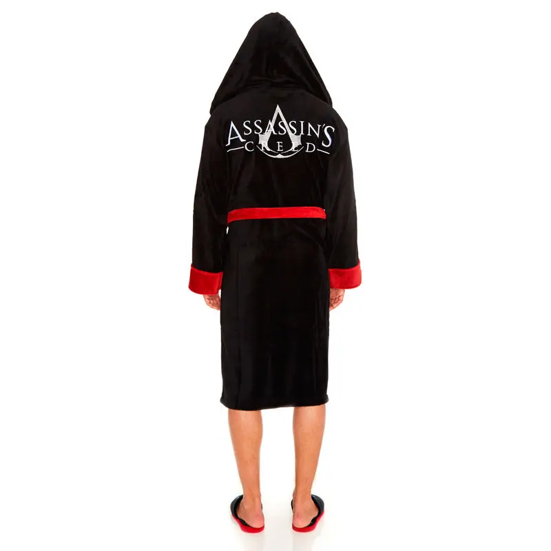 Assassin's Creed Fleece Bathrobe White Logo product photo