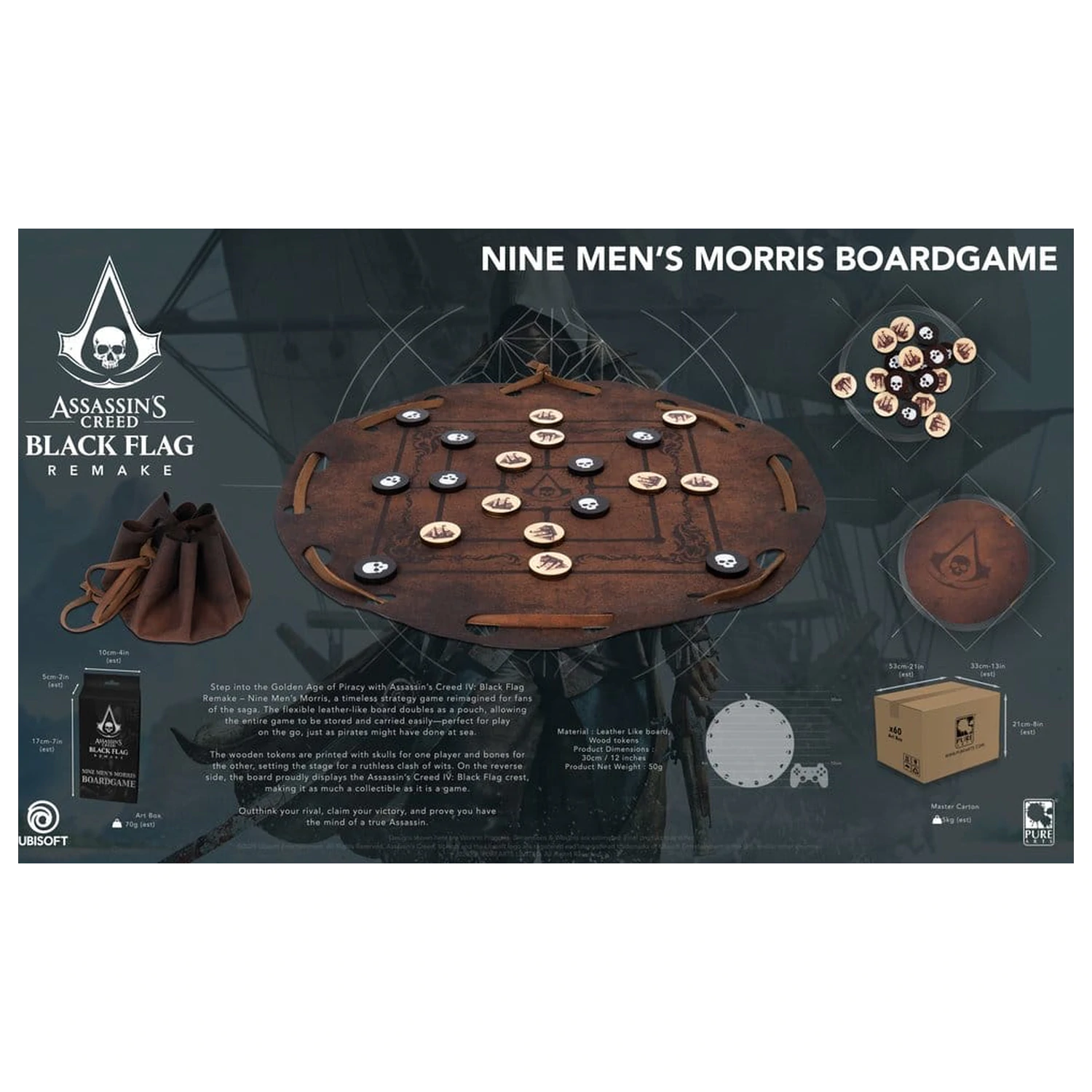 Assassin´s Creed Board Game Nine Men's Morris product photo