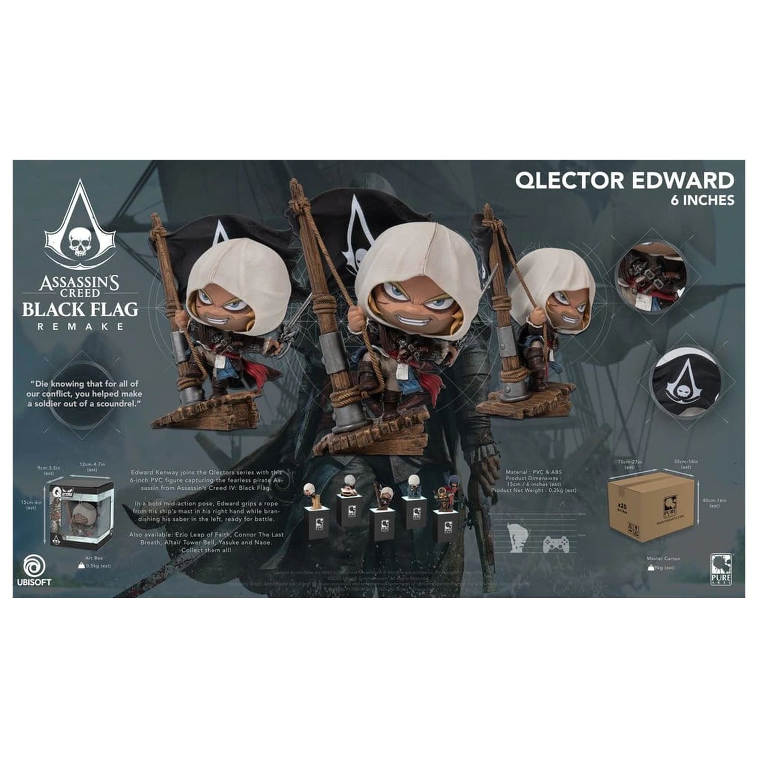 Assassin´s Creed Qlector Statue Edward  product photo
