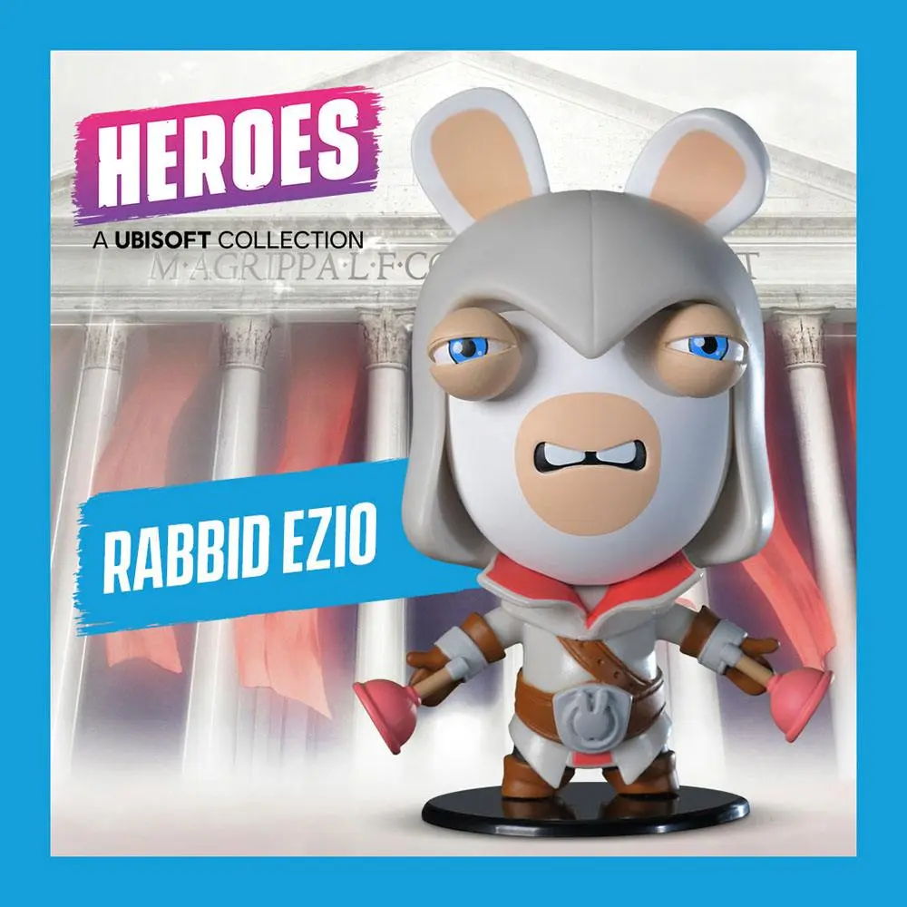 Assassin's Creed / Raving Rabbid Ubisoft Heroes Collection Chibi Figure Rabbid Ezio 10 cm termékfotó