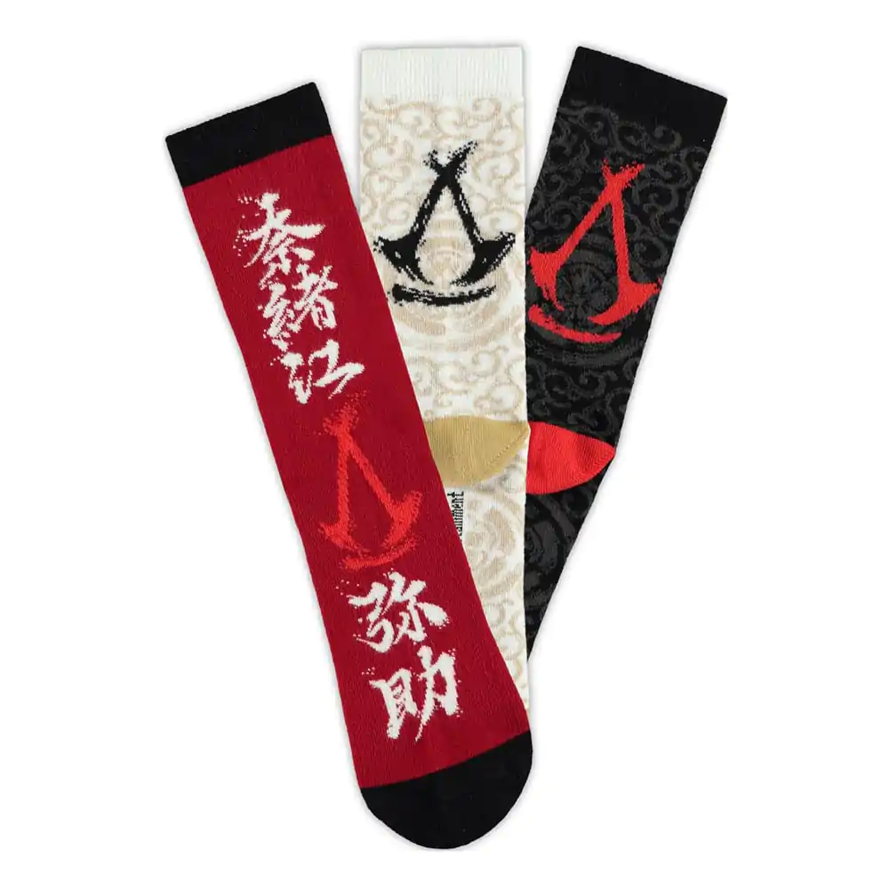 Assassin´s Creed Shadows Socks 3-Pack Crew 35-38 product photo