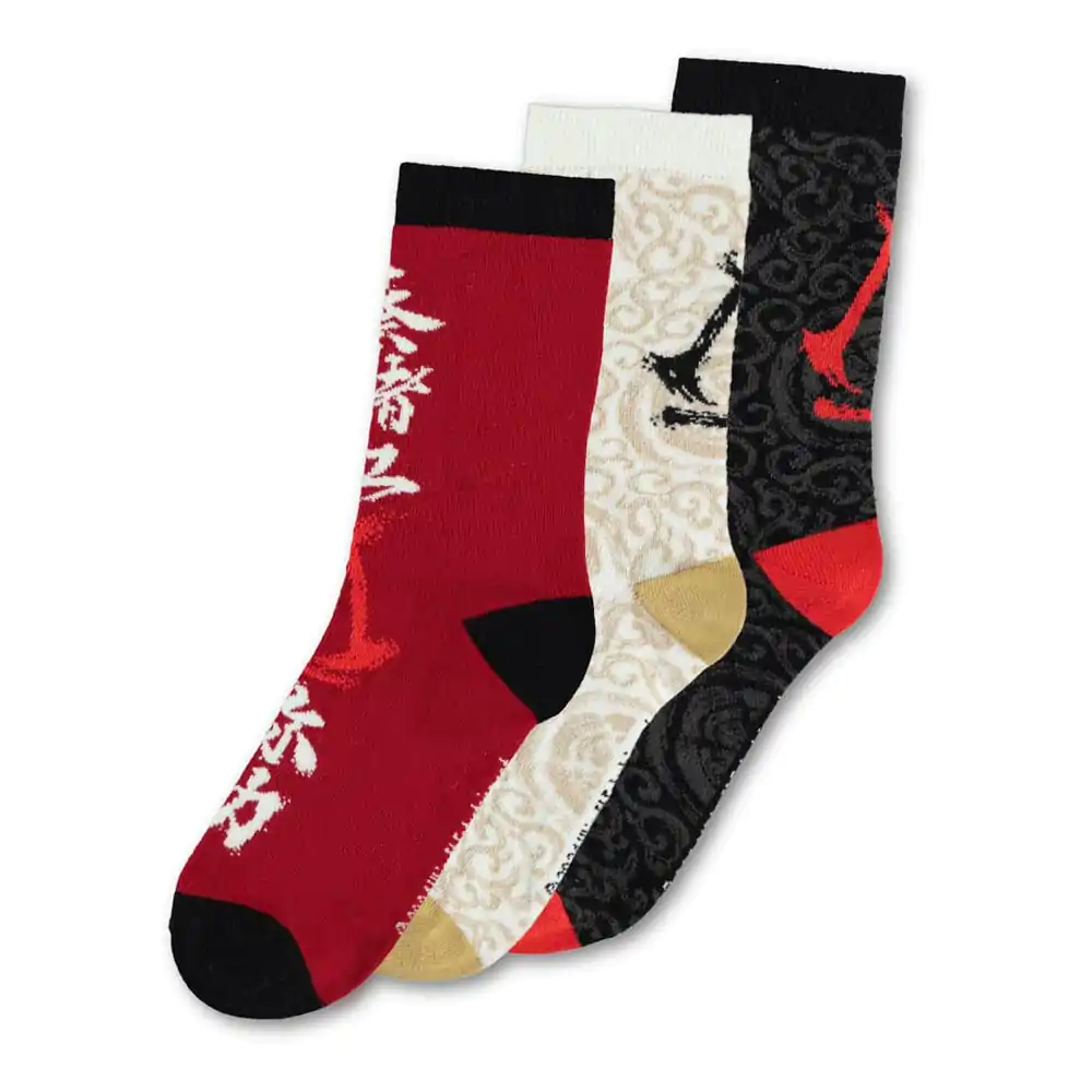 Assassin´s Creed Shadows Socks 3-Pack Crew 43-46 product photo