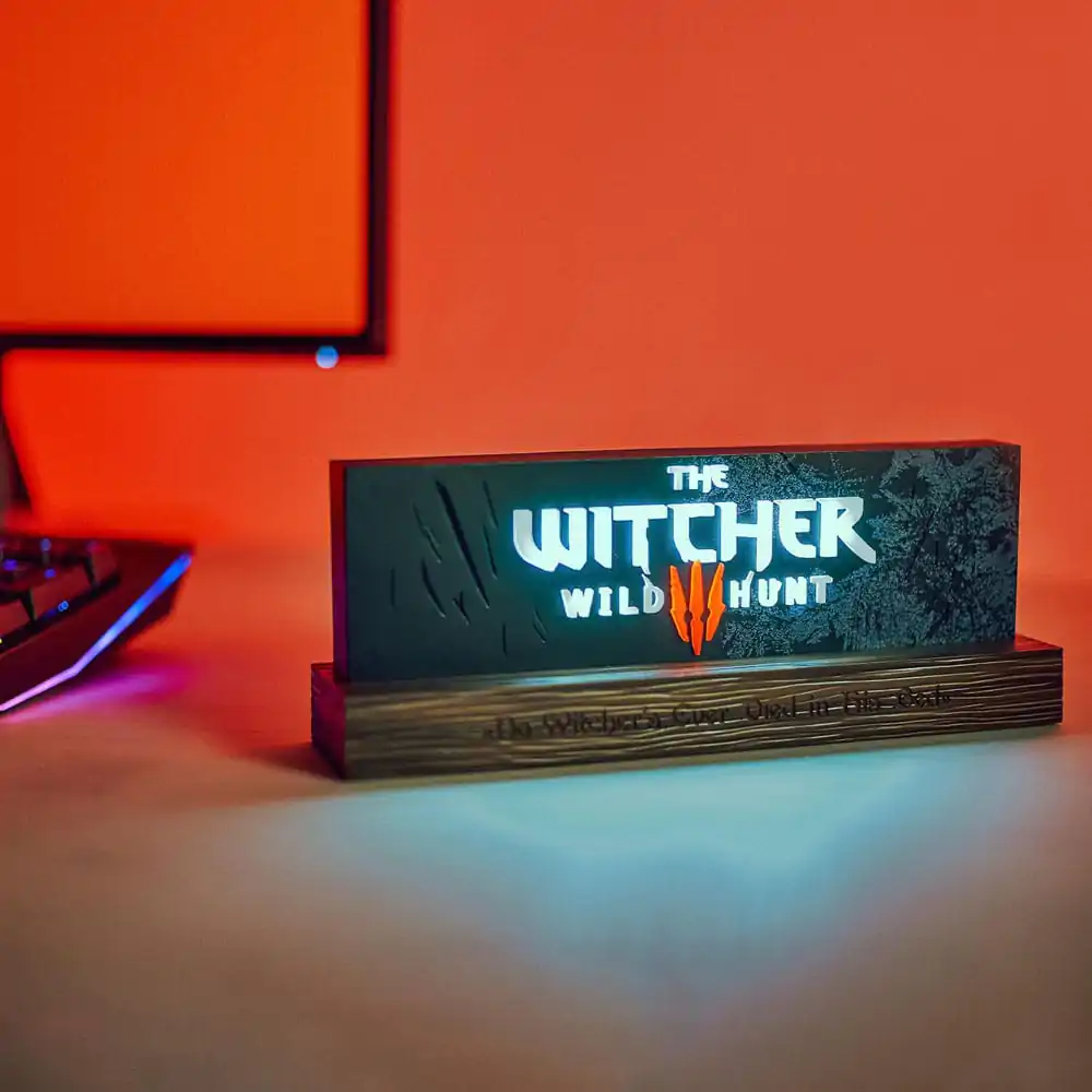 The Witcher LED-Leuchte Wild Hunt Logo 22 cm termékfotó