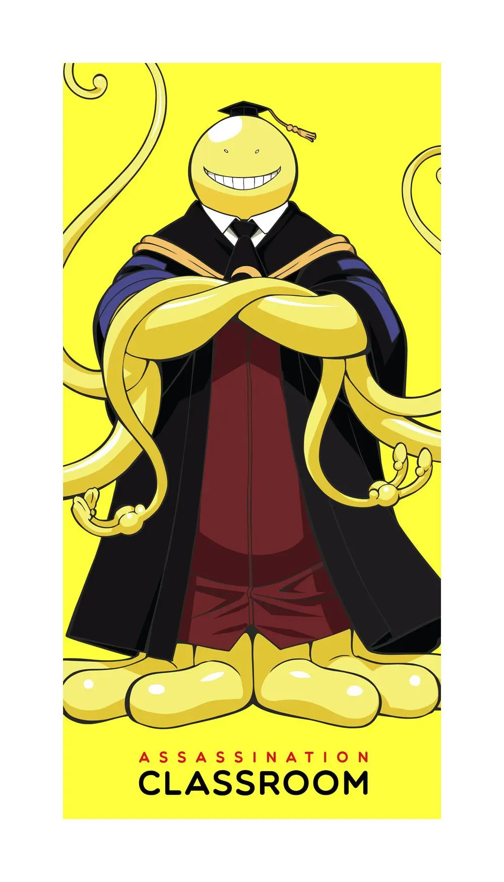 Assassination Classroom Towel Koro Sensei 70 x 35 cm product photo